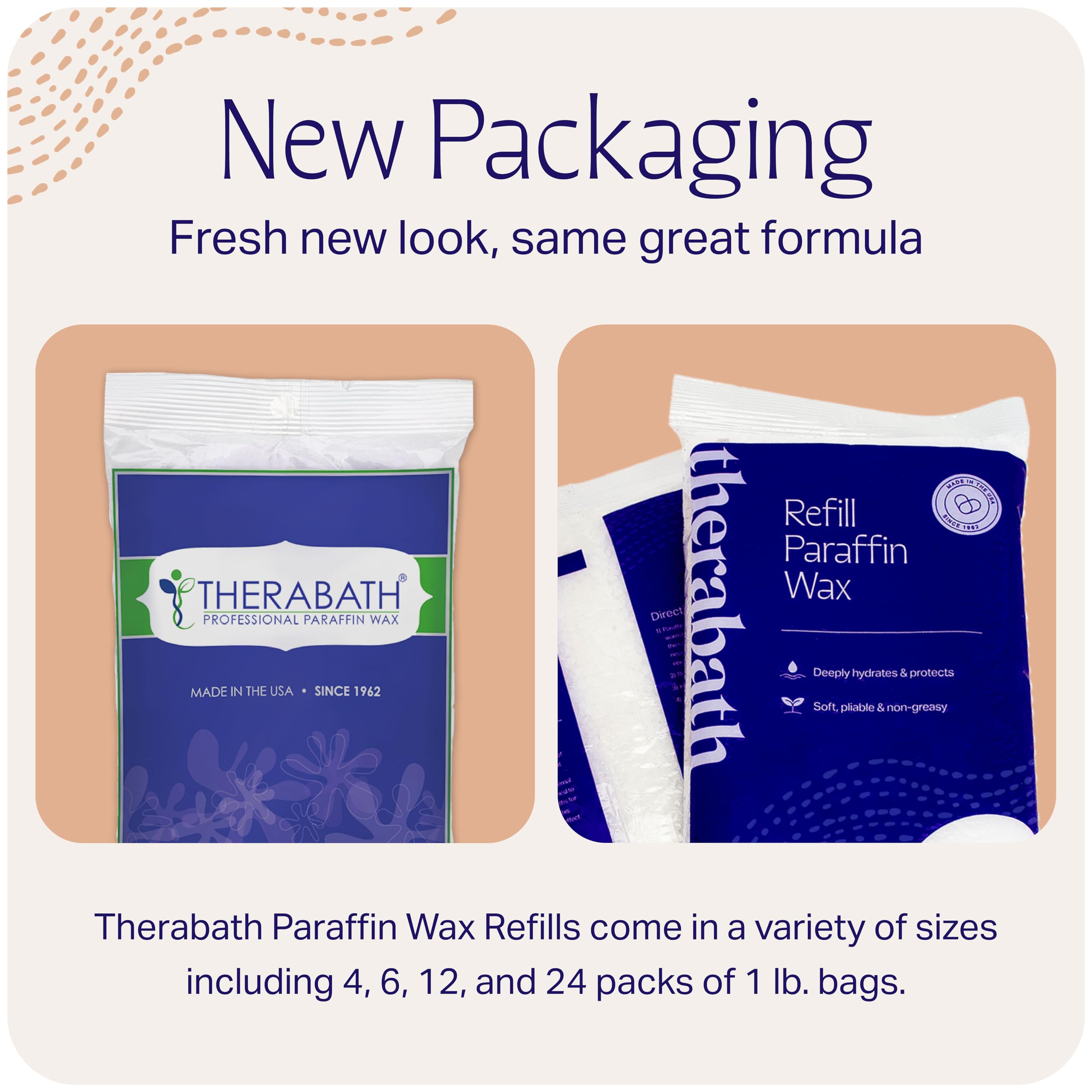 Therabath Paraffin Wax Refill 24 lb - Cucumber Melon with Thyme Scented - Thermotherapy Wax for Arthritis Pain Relief, Stiff Muscles & Dry Skin - Deep Hydration for Hands, Feet & Body - Made in USA | Perfect for Spa Treatments, At-Home Therapy & Post-Workout Recovery