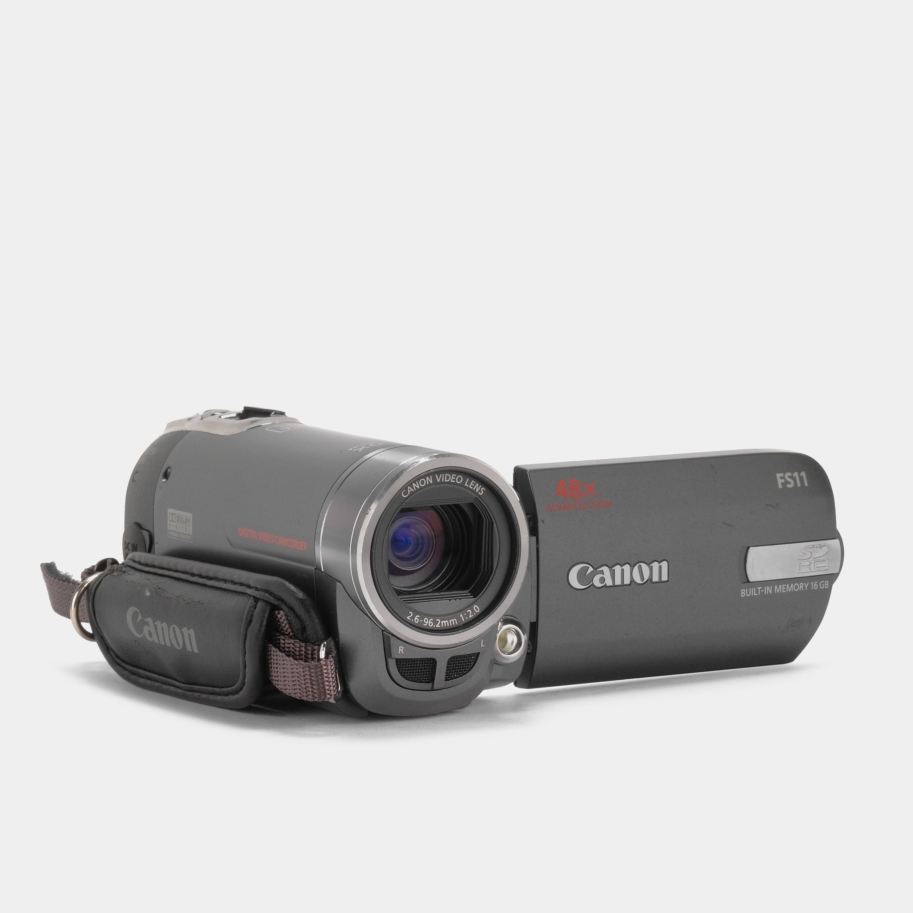 Canon FS11 Digital Video Camcorder - Full HD 1080p Camcorder with 57x Advanced Zoom & Image Stabilization - Perfect for Vlogging, Travel Videos, Family Events & YouTube Content Creation