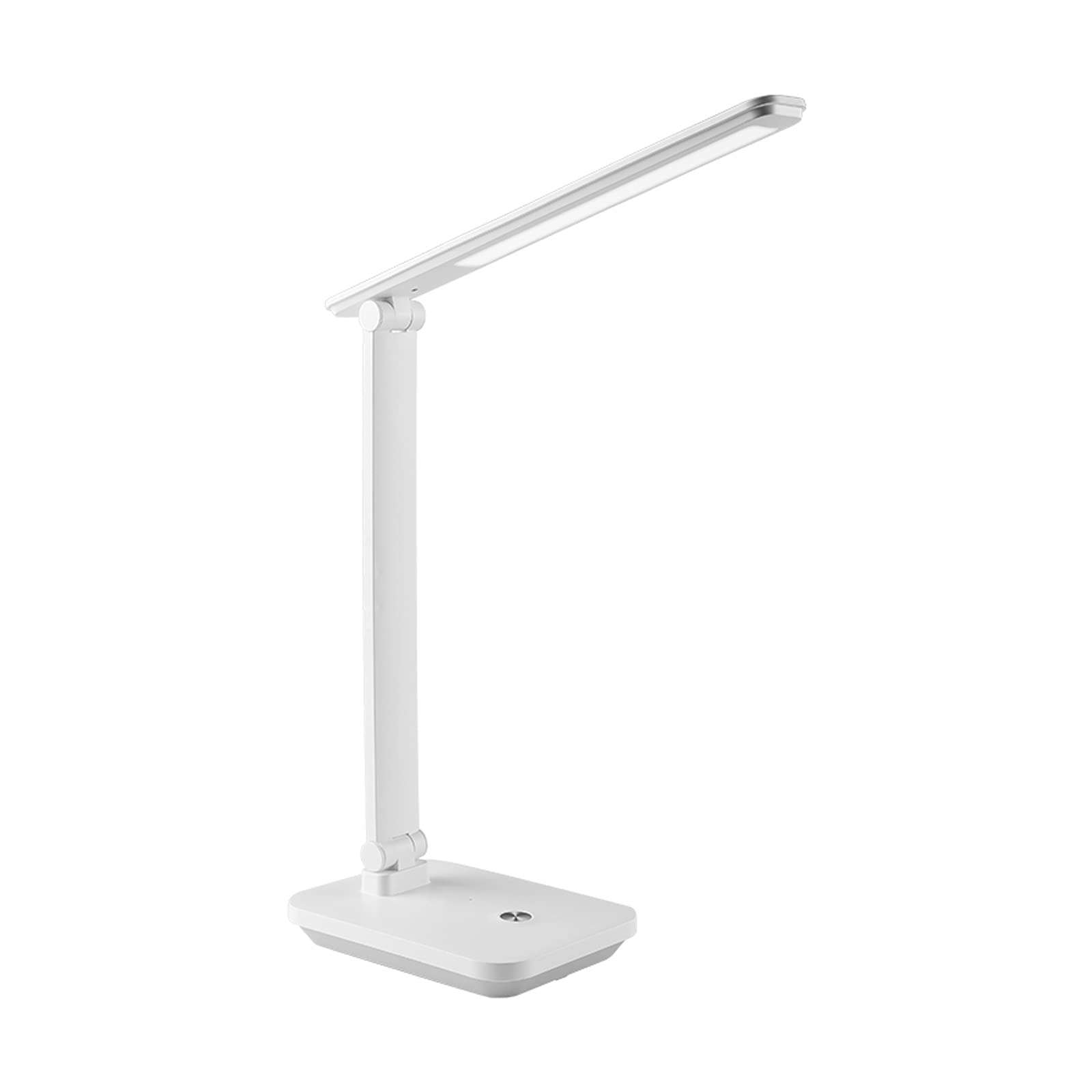 TOMYEUS Dimmable LED Desk Lamp with USB Charging Port - Touch Control, Stepless Dimming Eye Protection Light for Reading & Office Use | Plug-in & Rechargeable Dual Power Options | Perfect for Home Office, Study Room & Nightstand Lighting