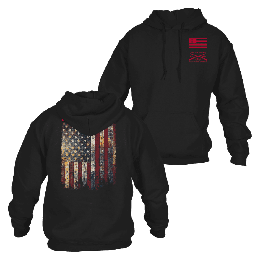Red Blood Blue Collar® Hoodie - Premium Black Pullover for Men & Women | Comfortable Cotton Blend for Casual Wear, Street Style & Outdoor Activities