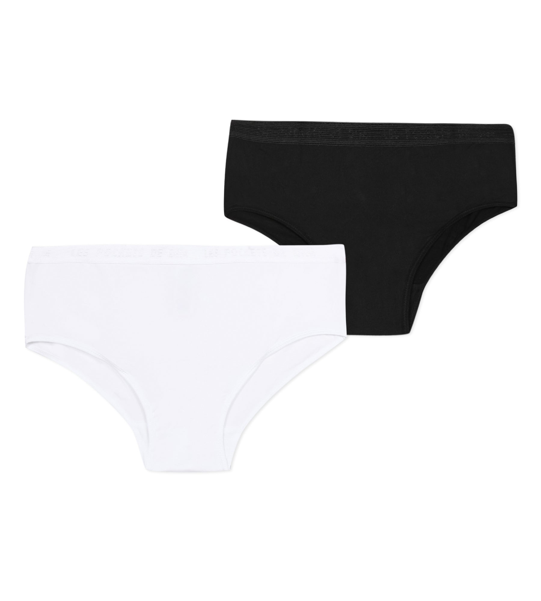 2 Pack Girls' White Pocket Shorts - Soft Cotton Summer Shorts for Kids, Playtime & Casual Wear