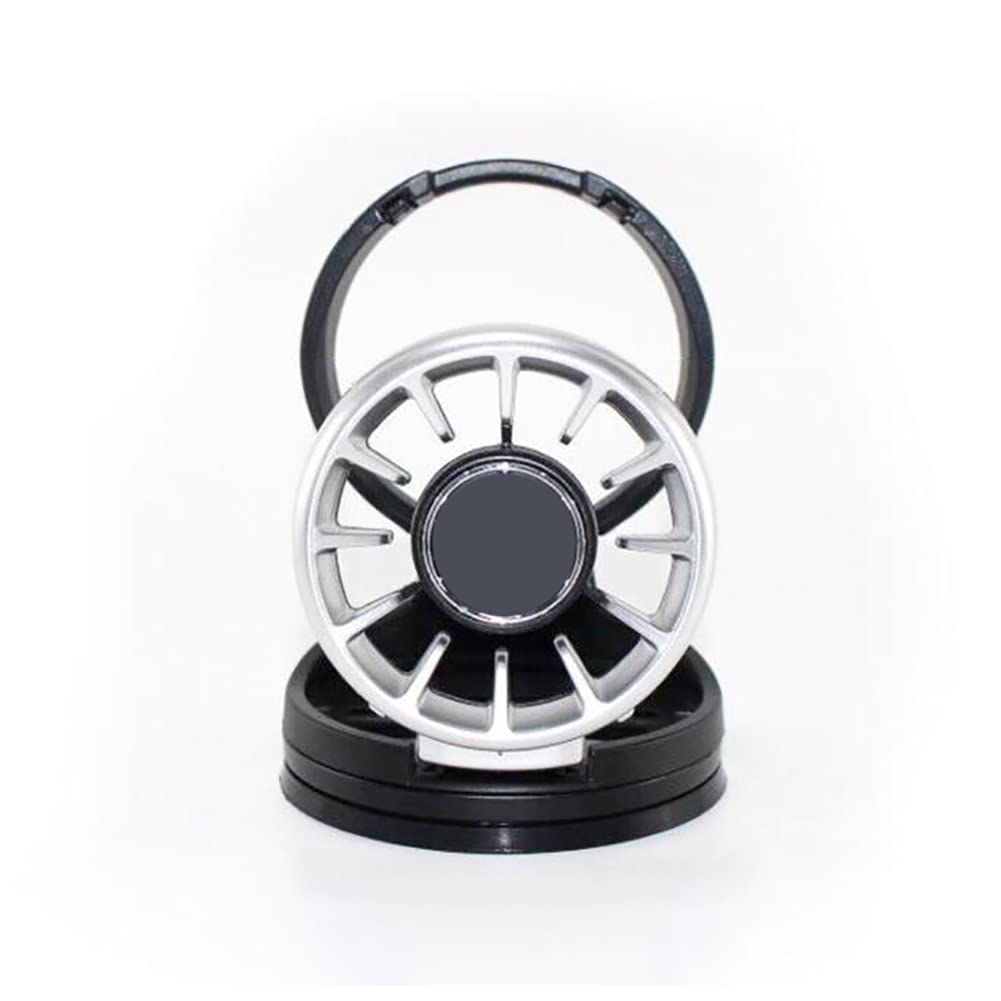 SEADEAR Foldable Car Cup Holder for Air Conditioner Vents - Universal Fit for Benz ABCE Class GLC V260S, Silver - Perfect for Coffee, Drinks & Bottles While Driving