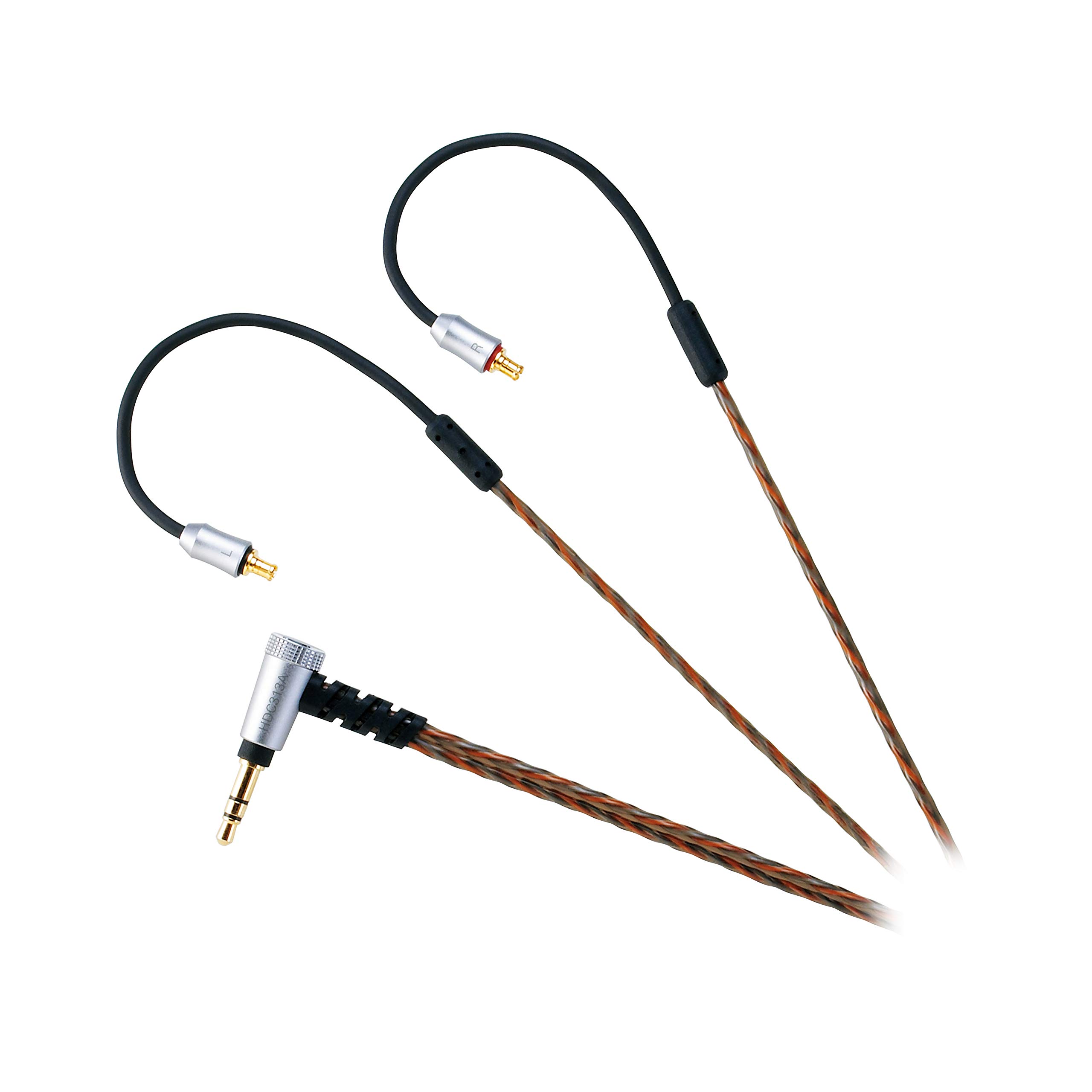 Audio-Technica HDC313A/1.2 3.5mm Detachable Audiophile Headphone Cable - High-Quality Copper Wire for Live Sound Series Headphones (1.2m/3.9ft) - Perfect for Studio Recording, DJ Mixing & Professional Audio Equipment