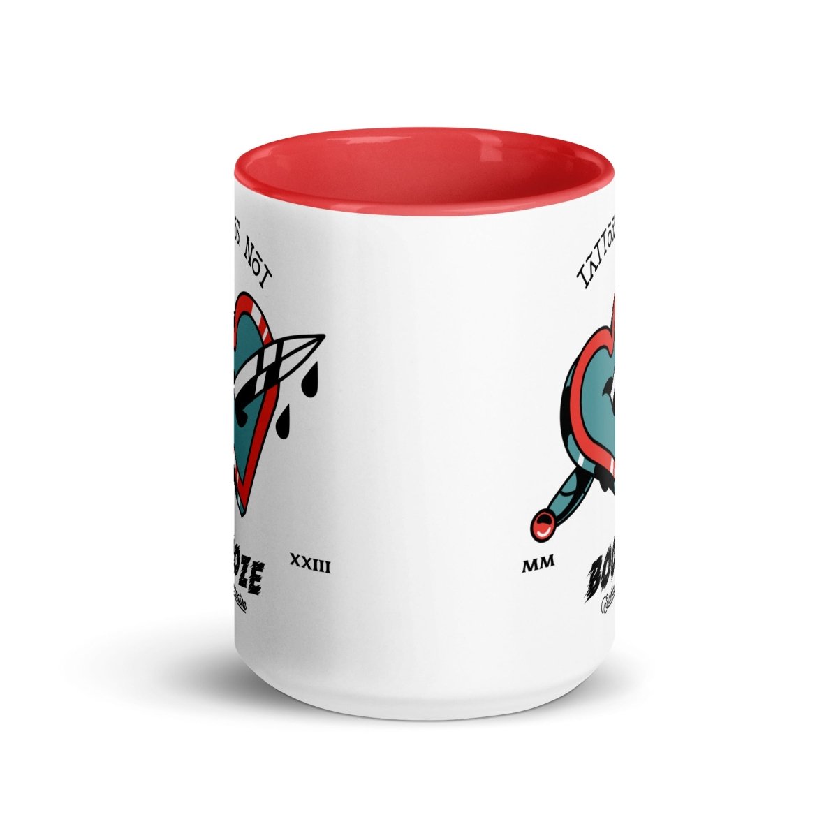 Tattoos Not Booze Essential Mug - Bold Sober Style Coffee Cup for Recovery, AA Meetings & Sober Living - Perfect Gift for Alcohol-Free Lifestyle