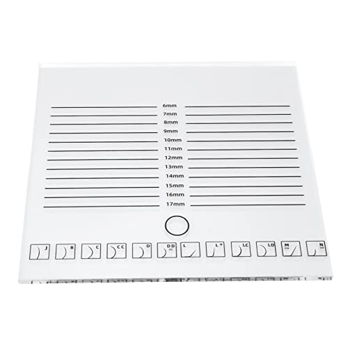 20x20cm Large Clear Lash Extension Tray - Double Row Washable Plastic Eyelash Tray for Beginners & Professionals | Perfect for Eyelash Salons, DIY Home Use & Beauty Training