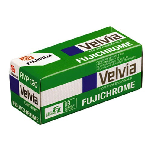 Fujifilm Fujichrome Velvia RVP 50 Professional Color Slide Film 120 Roll - High Saturation & Fine Grain for Landscape, Nature & Travel Photography