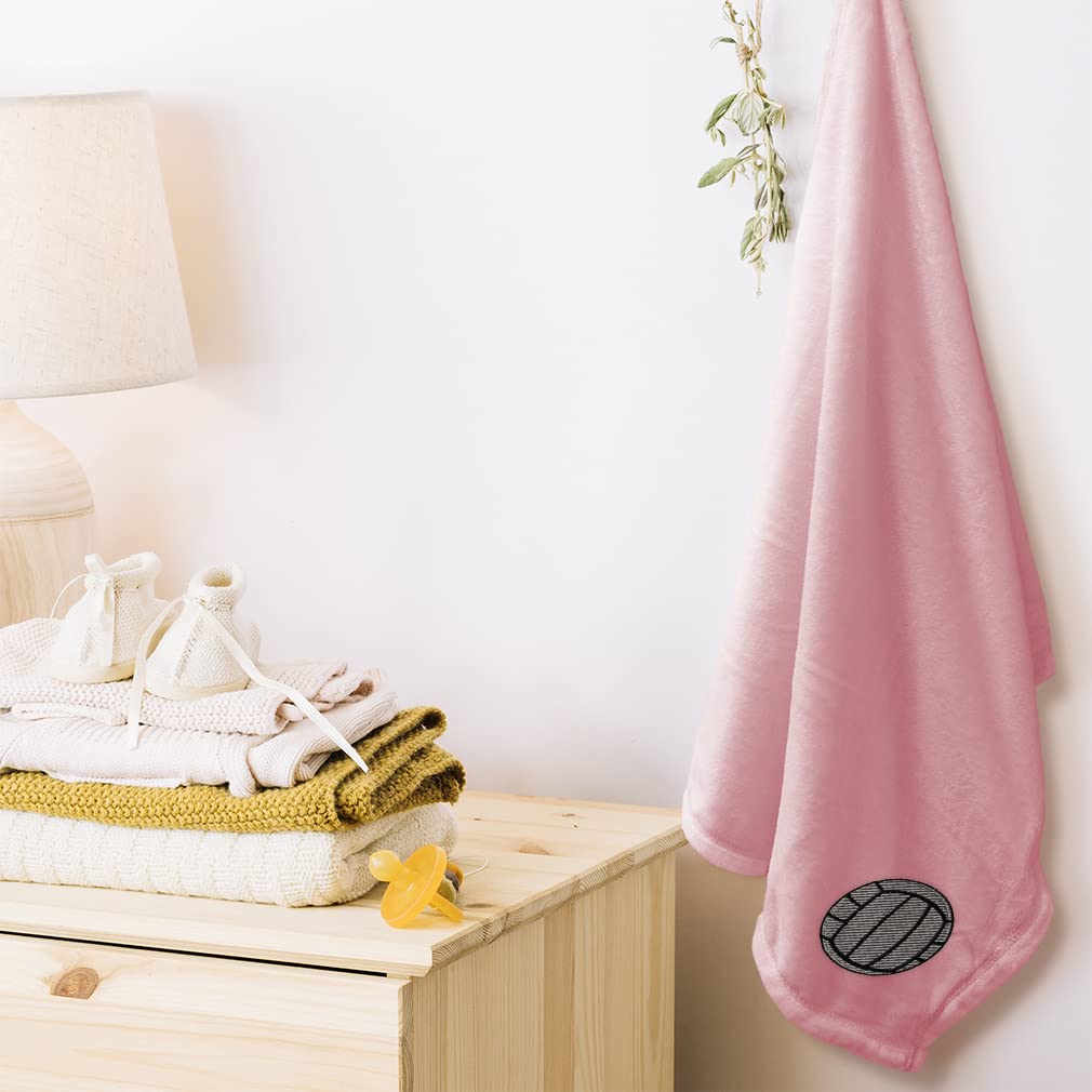 Soft Volleyball Sports Baby Blankets for Boys & Girls - Breathable Polyester Nursery Bedding for Newborns & Toddlers - Perfect for Crib, Stroller, and Playtime