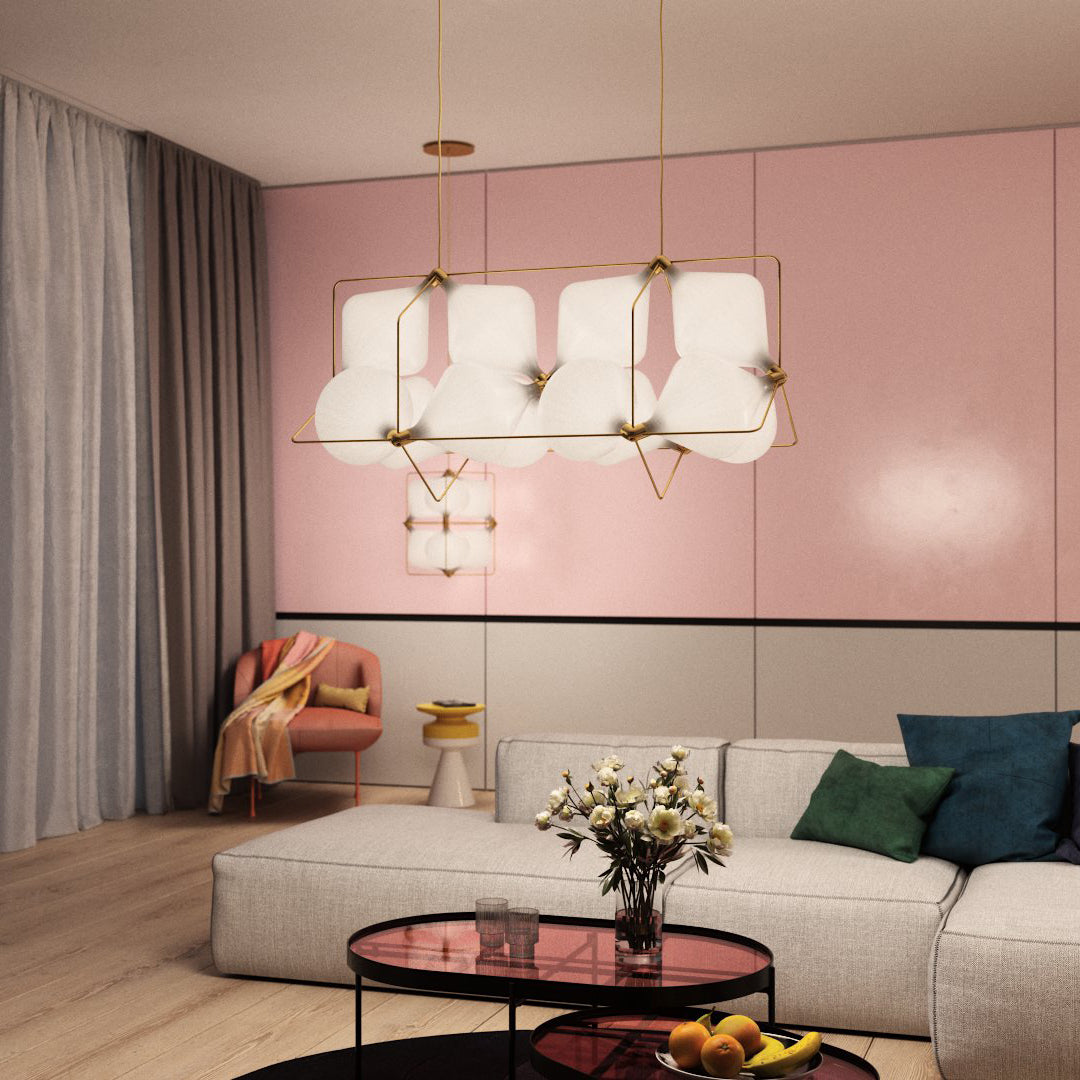 Stylish Clover Pendant Lamp - Modern 4-Leaf Clover Design Ceiling Light Fixture for Kitchen Island, Dining Room & Bedroom Decor