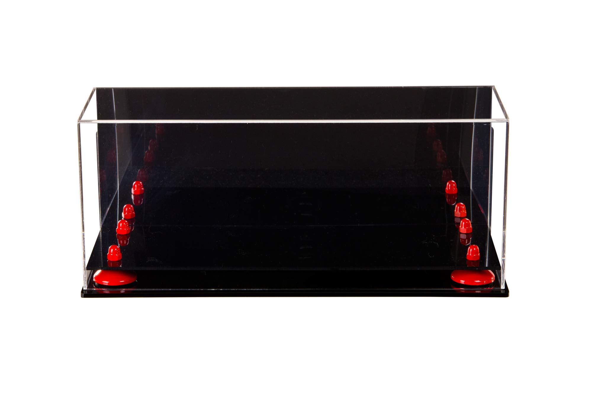 Mini Football Helmet Display Case - Acrylic Double Mini Helmet Stand for Collectibles & Decoration - Perfect for NFL, NCAA Sports Memorabilia & Home Office Decor