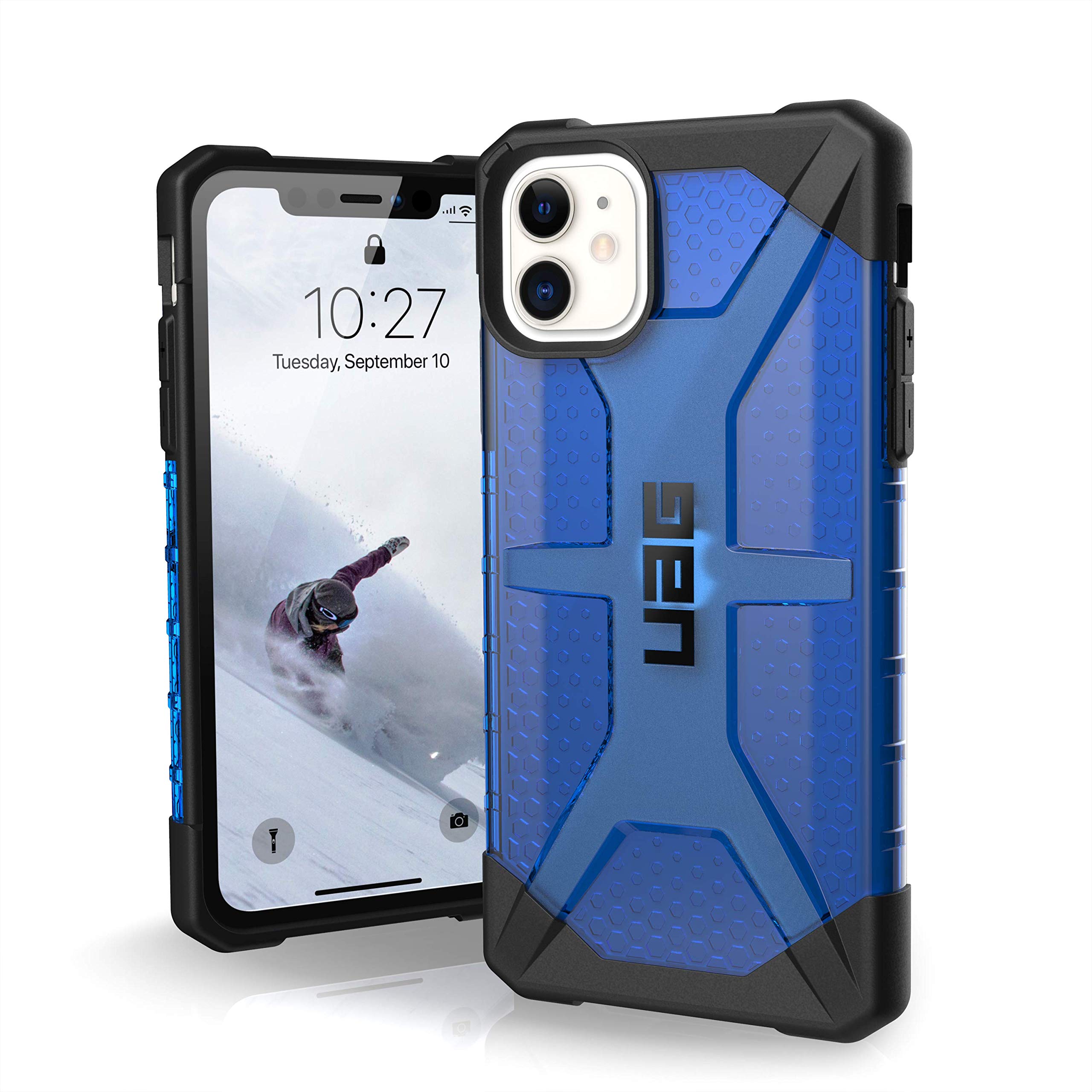 URBAN ARMOR GEAR UAG Military Drop Tested iPhone 11 Case | 6.1-inch Screen | Feather-Light Rugged Protection | Cobalt Blue | Perfect for Outdoor Adventures & Daily Use