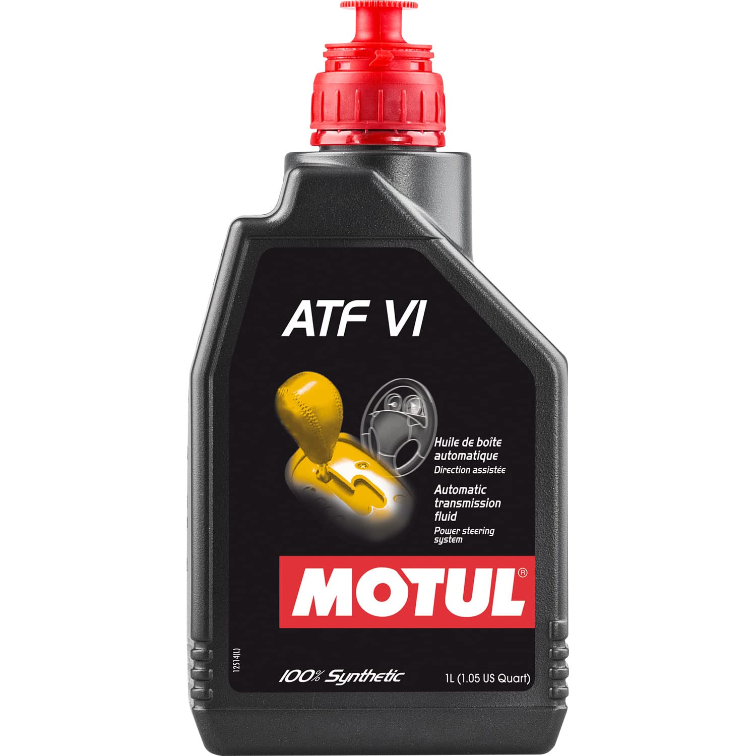 Motul 105774 ATF VI Automatic Transmission Fluid - 8 Pack (1 Liter Each) | Premium Synthetic Transmission Fluid for Smooth Shifting | Perfect for Cars, Trucks & SUVs