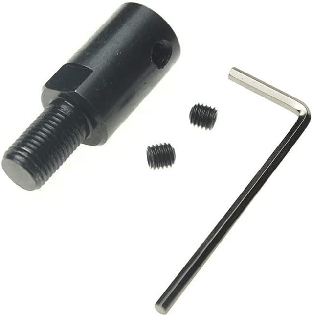 CHANCS 3/8-24UNF Self-Locking Drill Chuck with 1.5-10MM Capacity | 14MM Bore Fine Thread Adapter for Handheld & Electric Drills | Perfect for DIY Projects, Woodworking & Metalworking