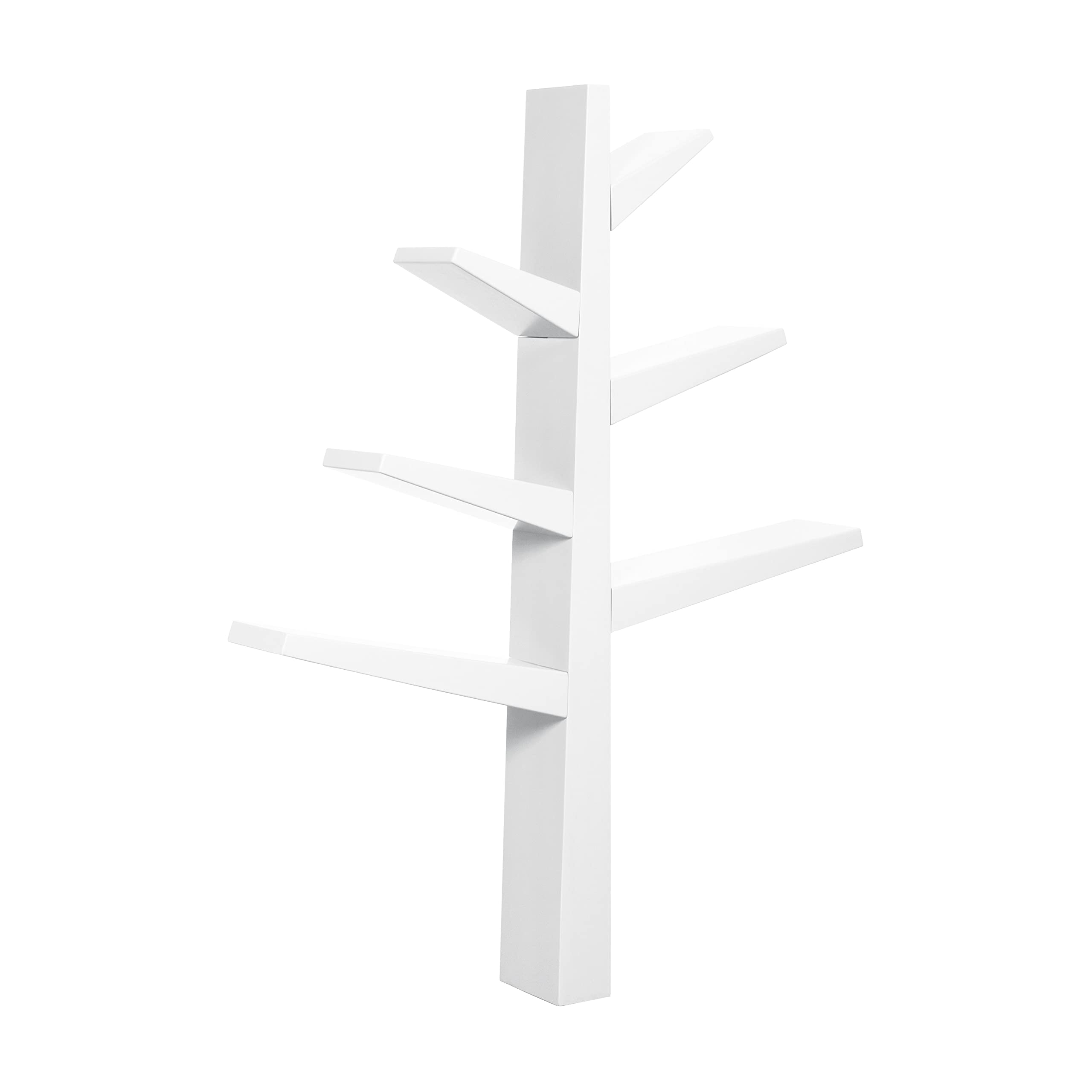 Babyletto Spruce Tree Bookcase - White Nursery Bookshelf for Kids Room, Baby Books Storage & Playroom Organization