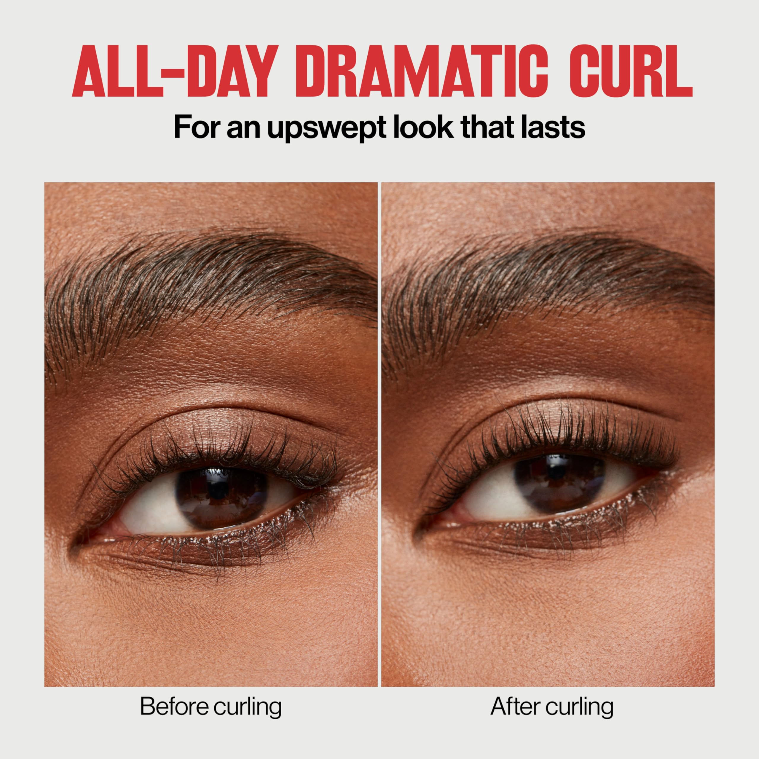Revlon Extra Curl Eyelash Curler - Non-Slip Finger Grips for All Day Dramatic Curls | Easy to Use Lash Curling Tool for Natural or Glam Makeup Looks | Perfect for Daily Use, Special Occasions & Professional Makeup Artists