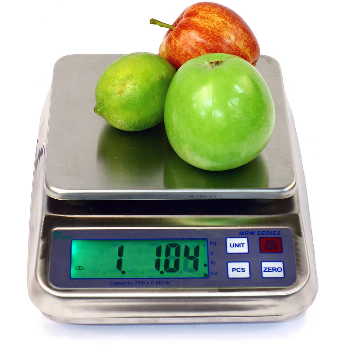TREE MRW 15 Washdown Scale - Heavy Duty Commercial Digital Scale for Food Industry, Restaurants & Warehouses - Waterproof & Easy to Clean for Hygienic Food Processing Areas