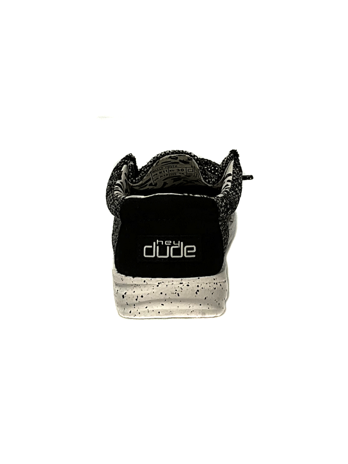 Hey Dude 130134735 Youth Wally Shoes - Lightweight Comfortable Slip-On Sneakers for Boys & Girls - Perfect for School, Skateboarding & Everyday Wear