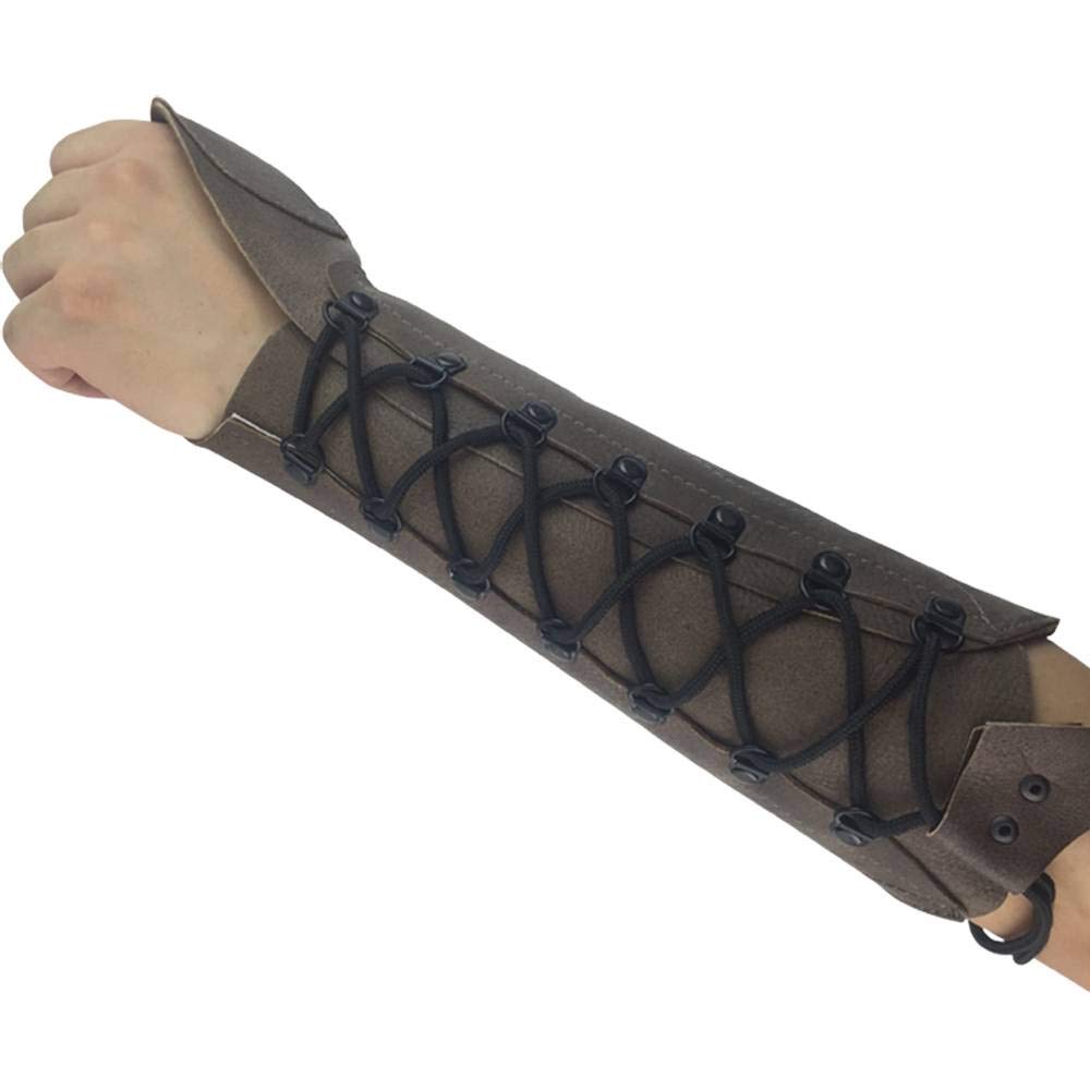 Handmade Leather Arm Guard for Archery - Protective Bow Shooting Glove for Target Practice & Hunting Accessories