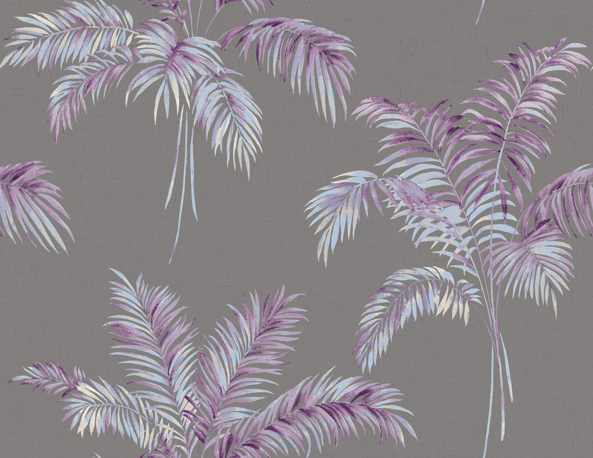 Decor Direct WQCR20209 Charcoal & Violet Floral Pattern Wallpaper Roll - Peel & Stick Removable Wallpaper for Bedroom, Living Room, Office Decor