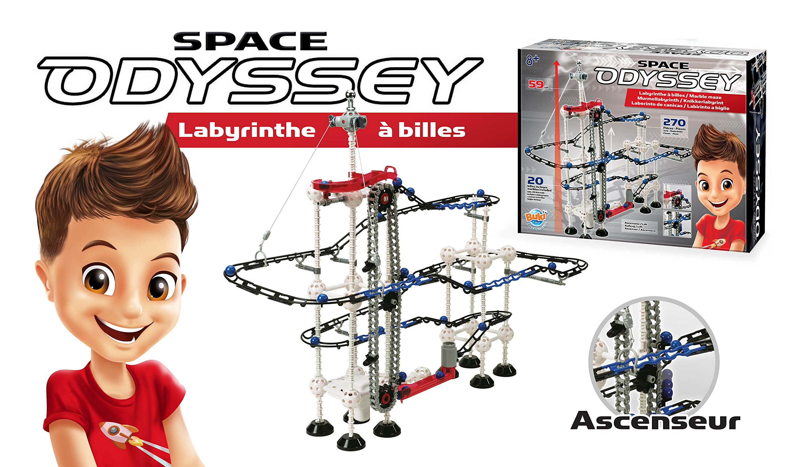 Buki PM517 Space Odyssey Science Kit - STEM Educational Toy for Kids Ages 8-12 - Explore Astronomy & Build Solar System Models - Perfect for School Projects & Science Fairs