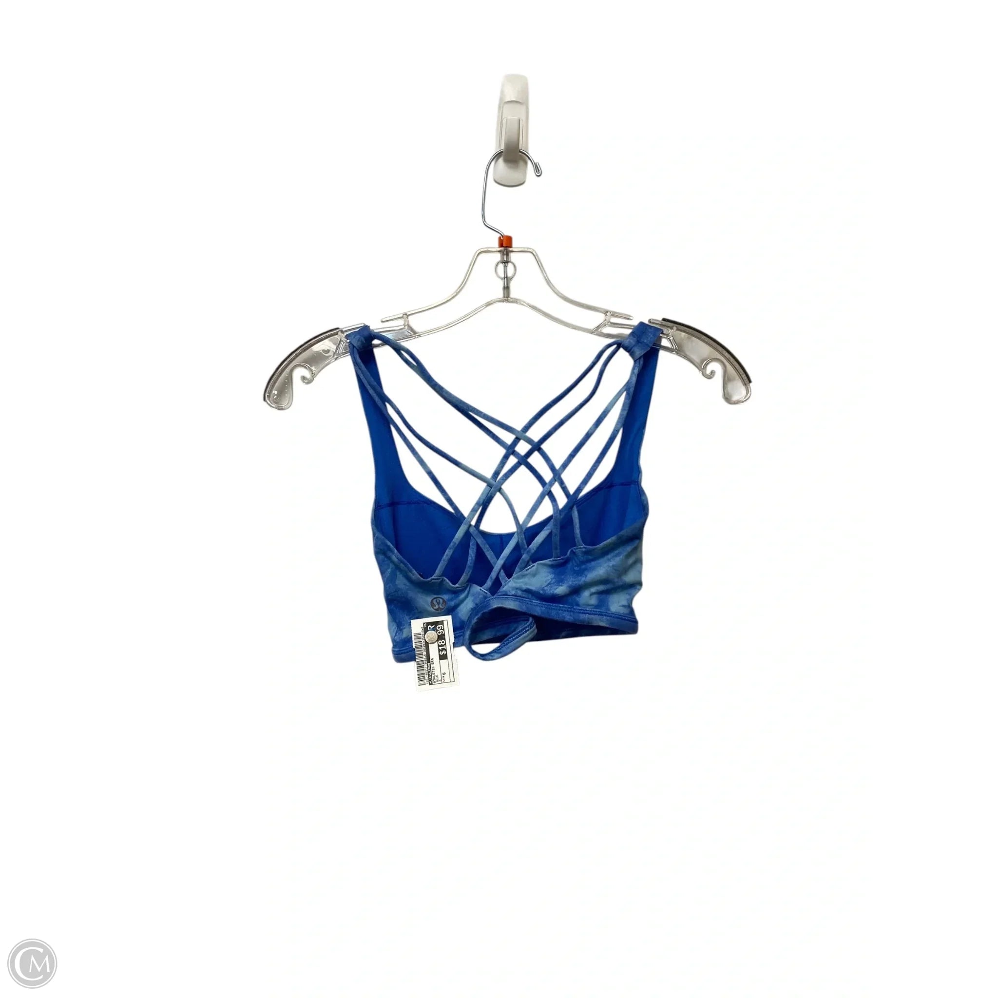 Lululemon Women's Blue Athletic Sports Bra - Size 6 | High Support Workout Top for Running, Yoga & Gym | Moisture-Wicking Comfort for Active Lifestyles
