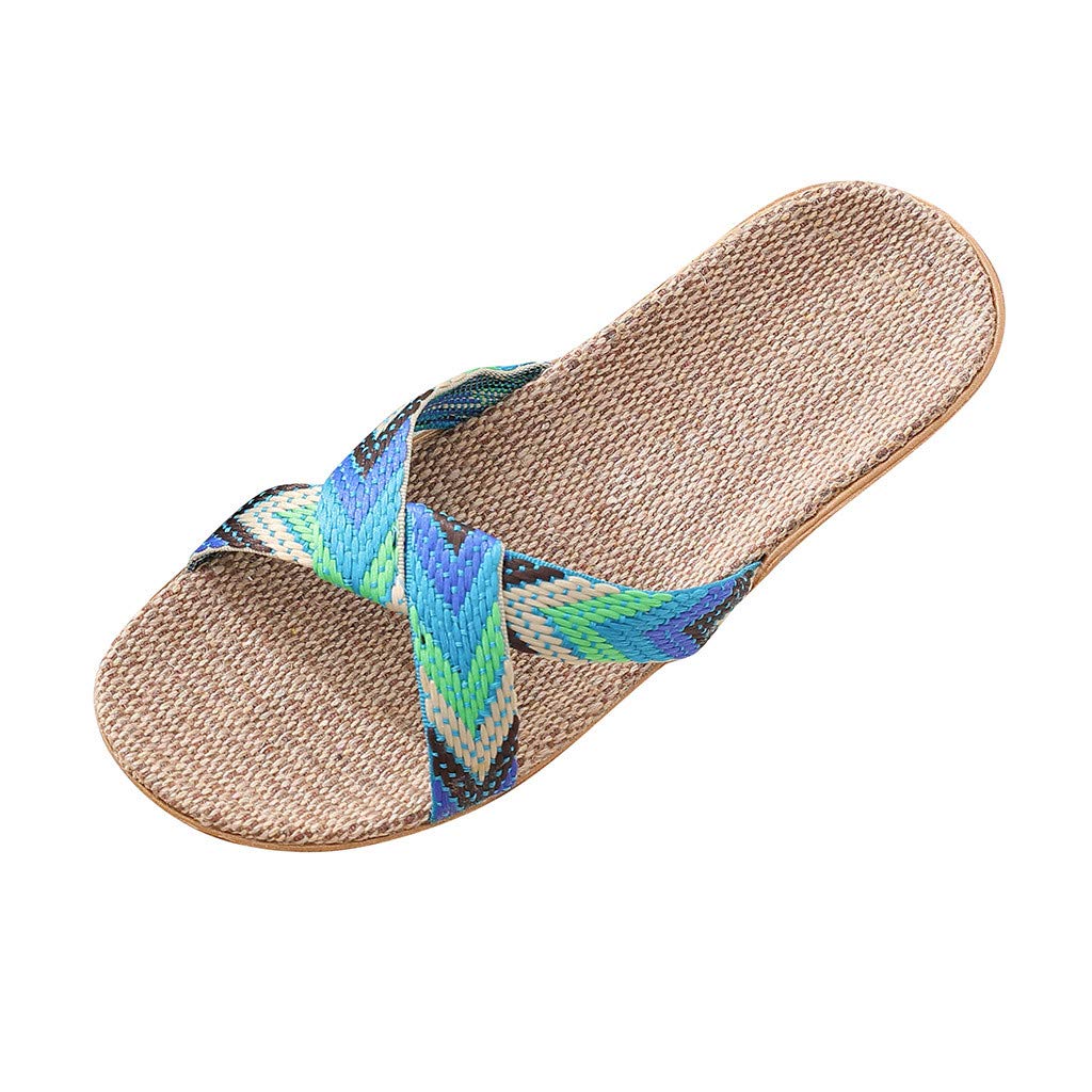 Women's Cozy Indoor/Outdoor Bear Slippers - Soft Casual Slides for Home, Beach & Lounging - Non-Slip Comfort House Shoes (Green, Size 9) - Perfect for Relaxing, Spa Days & Quick Errands