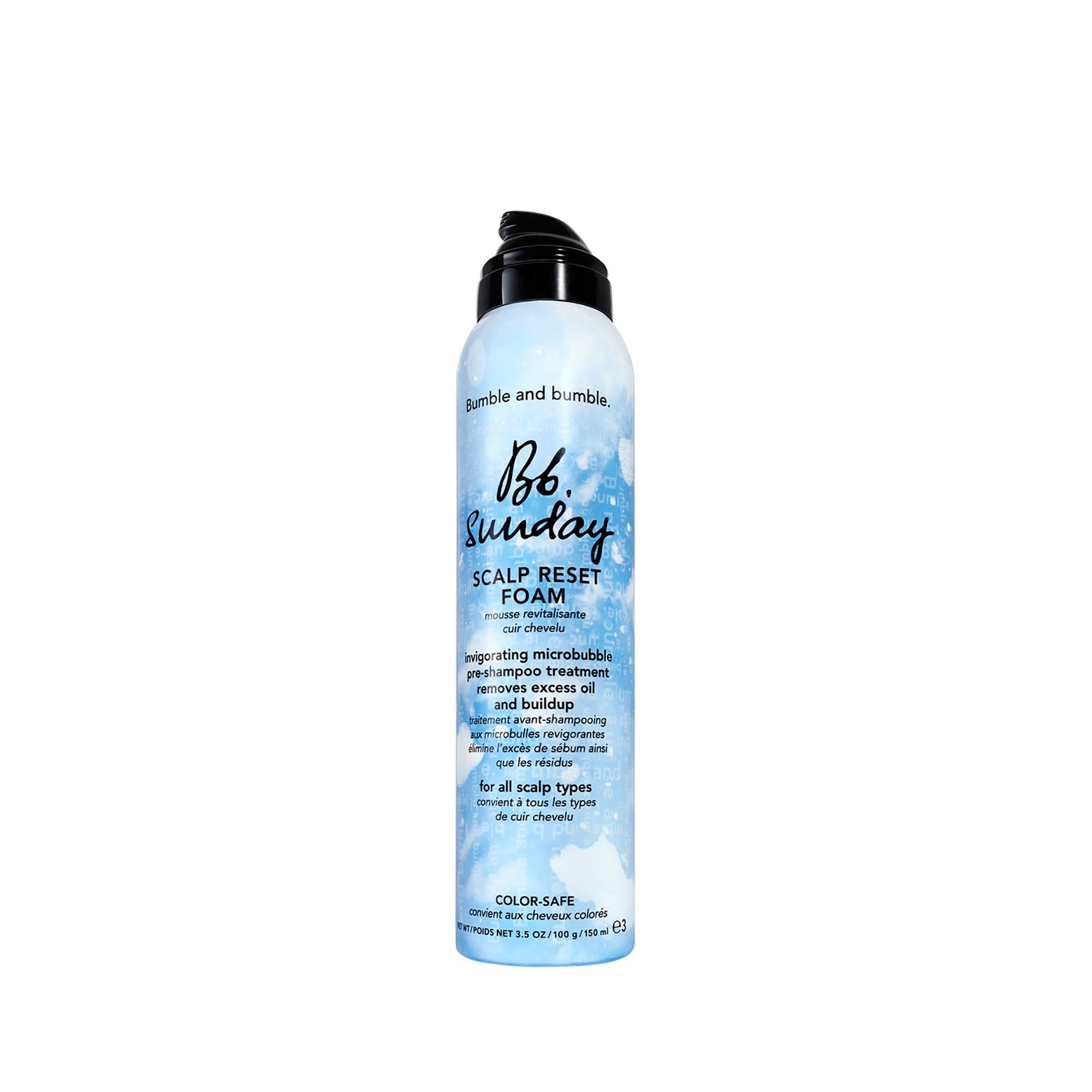Bumble and Bumble Sunday Scalp Reset Foam - Detoxifying Scalp Treatment for Dandruff & Oil Control | Perfect for Weekly Hair Care Routine & Pre-Shampoo Treatment