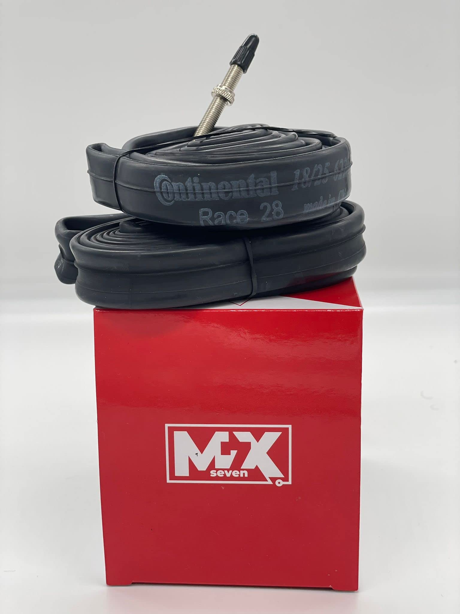 MX Seven 2-Pack Bike Inner Tubes - Continental Quality for Road Bikes
