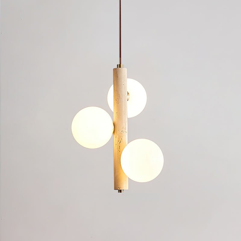 Modern Glass Ball Spheres Pendant Lamp - Stylish Hanging Light Fixture for Dining Room, Kitchen, or Living Room Decor
