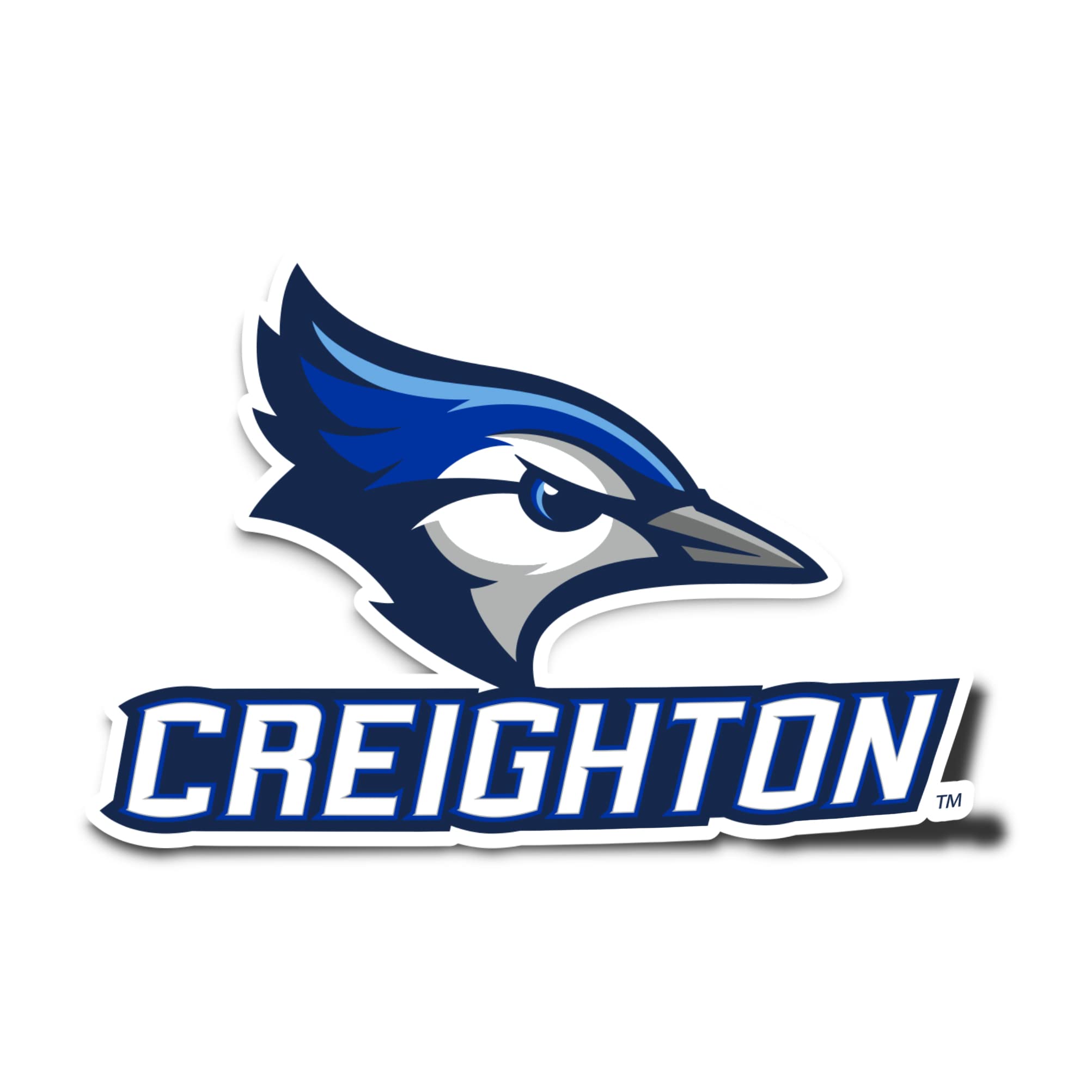 Creighton University CU Bluejays Desert Cactus Vinyl Decal Sticker - Waterproof Laptop, Water Bottle, Car, Scrapbook Decor - Perfect for College Dorms, School Spirit, Fan Gifts & DIY Crafts
