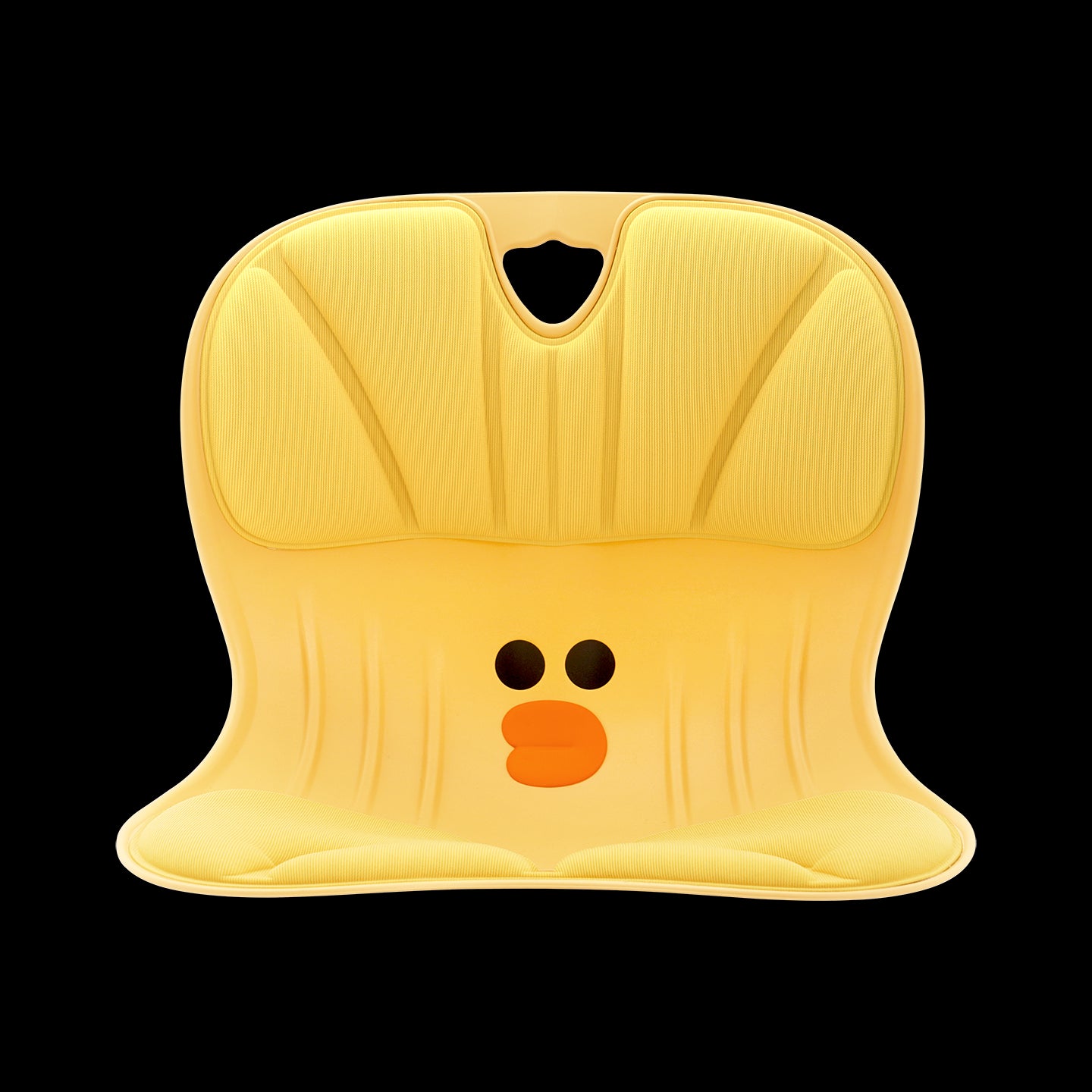 Curble Line Friends Meets Curble Wider Posture Corrector Seat Cushion - Ergonomic Support for Office Chair, Gaming, and Home Use