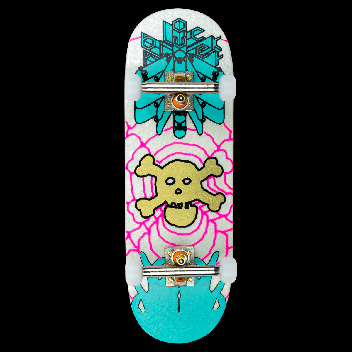 Blackriver Fingerboard Complete Psy Hands 2.0 - Professional Mini Skateboard for Finger Tricks & Street Style - Perfect for Skateboard Enthusiasts & Collectors