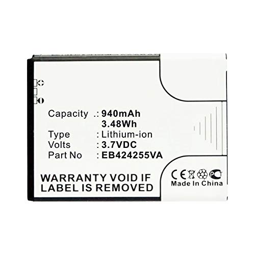 Synergy Digital Replacement Battery for Samsung Flight II - 940mAh Li-ion High Capacity Cell Phone Battery - Compatible with Samsung AB463851BA & EB424255VA - Perfect for Travel, Business & Everyday Use