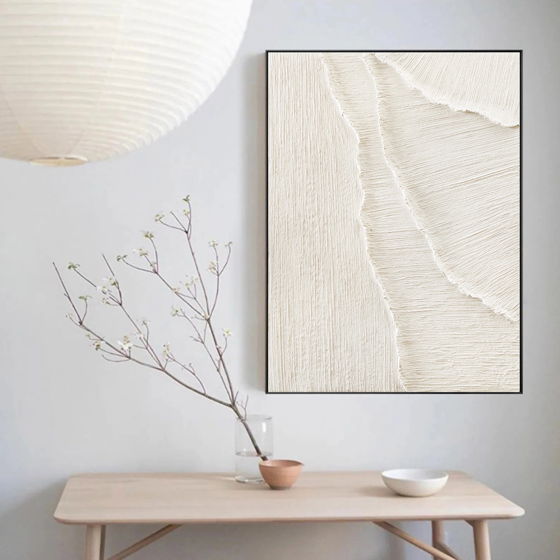 Minimalist Textured Plaster Art Painting #MM009 - Modern Home & Office Wall Decor