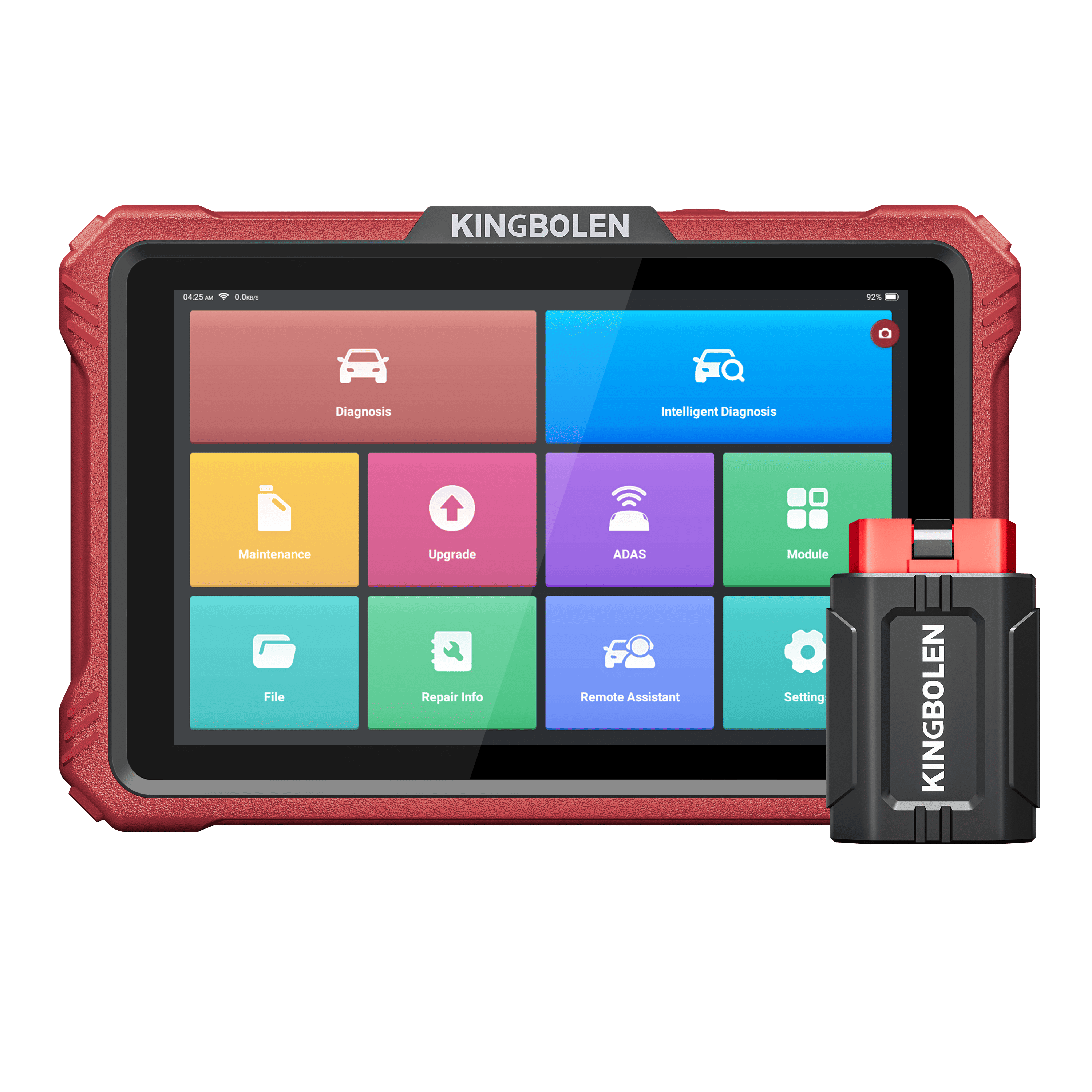 2025 Kingbolen K10 PRO CANFD & DoIP Bluetooth OBD2 Scanner - 40+ Resets, All System Car Diagnostic Tool with ECU Coding & Active Test Guide - Perfect for Mechanics, DIY Auto Repair & Vehicle Maintenance