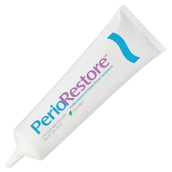 Ounce Tube Periodontal Treatment Gel - Hydrogen Peroxide Oral Cleansing Gel for Teeth Whitening & Gum Health, Mint Flavor (No Boil & Bite Trays) | Perfect for Daily Oral Care & Dental Hygiene Routine
