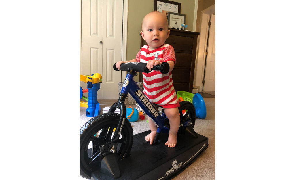 Strider 12 Sport 2-in-1 Balance Bike & Rocking Base - Kids Toddler Bike for Learning to Ride - Perfect for Indoor & Outdoor Play, Birthday Gifts