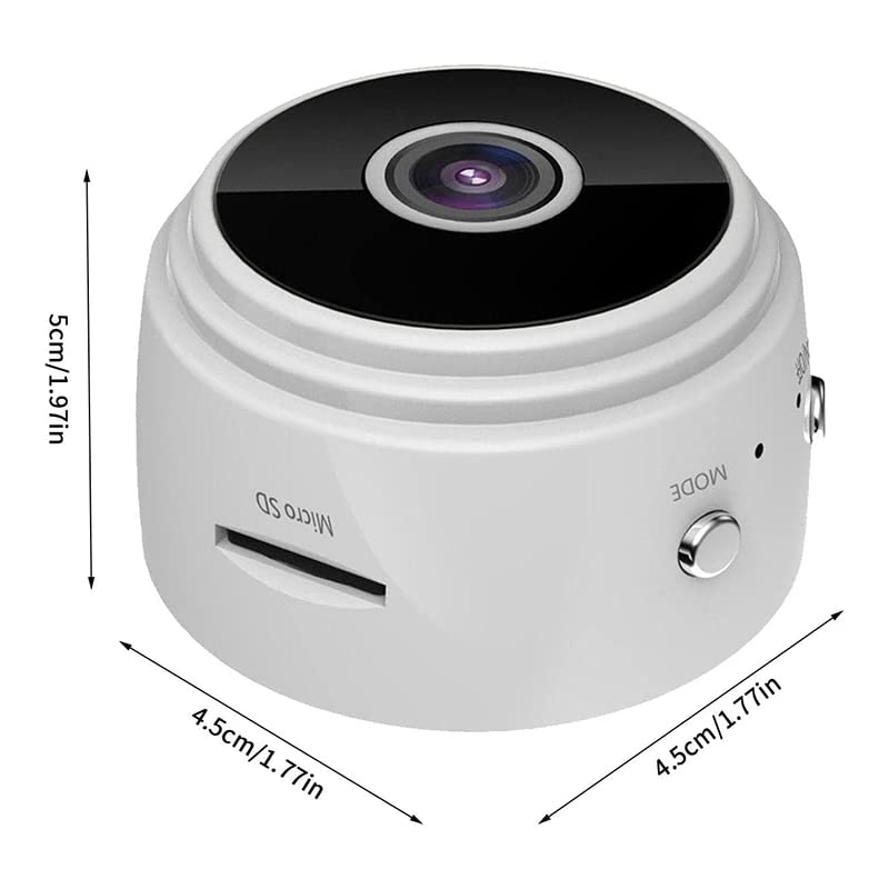 KMOCEPLY Mini Spy Camera - 1080P HD Wireless Hidden Camera with Night Vision & Motion Detection | Portable Nanny Cam, Baby Monitor & Home Security Surveillance for Indoor/Outdoor Use