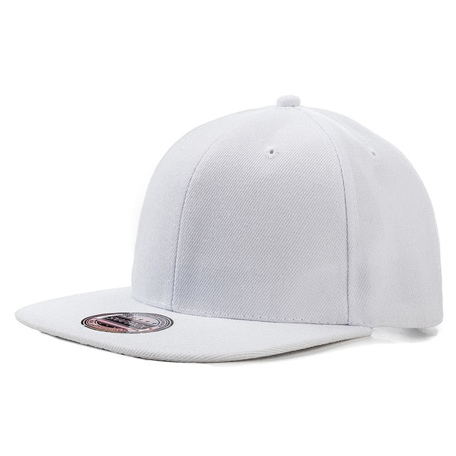 Stylish Acrylic Plain Snapback Hip Hop Baseball Cap for Men & Women - Perfect for Streetwear, Casual Outfits & Hip Hop Fashion
