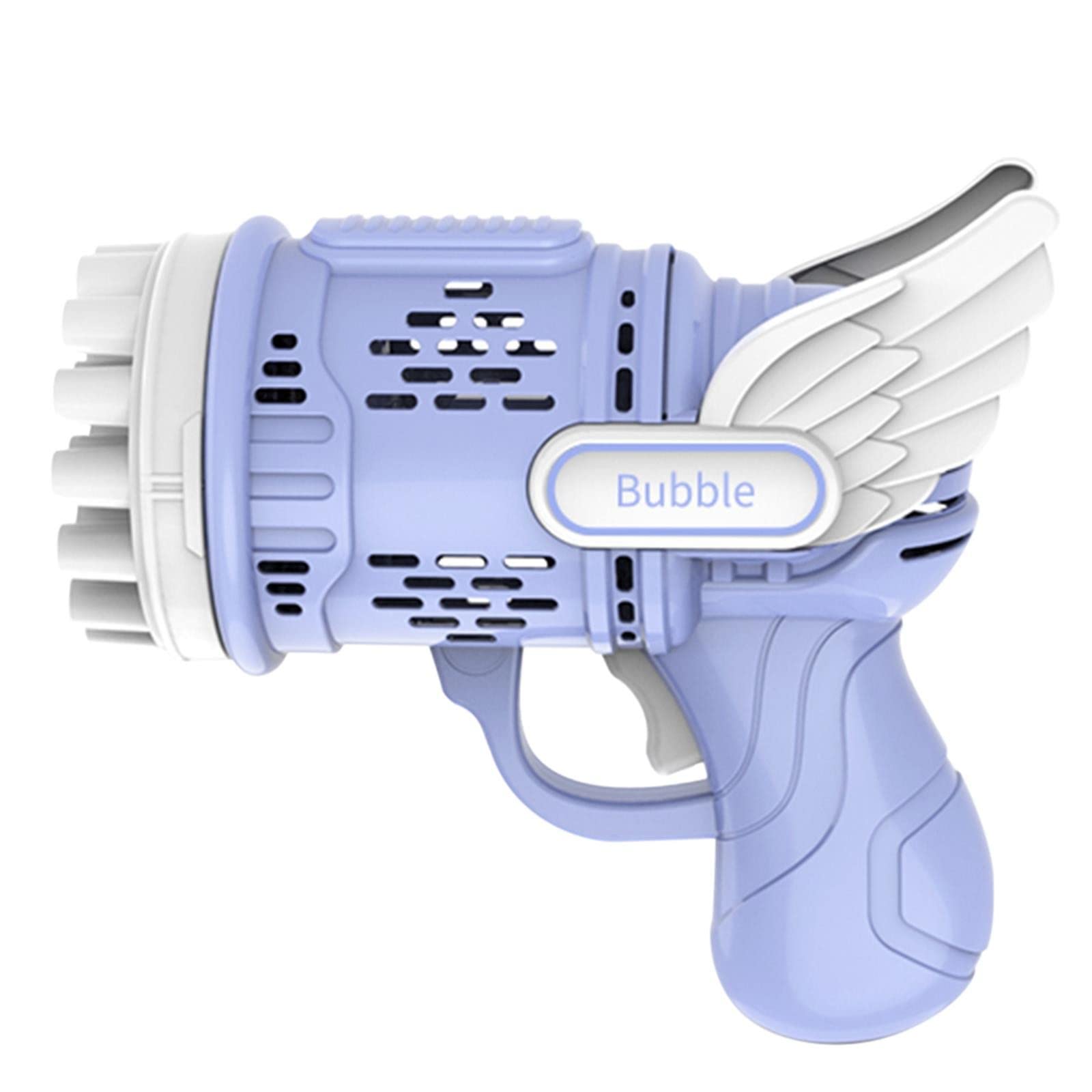 Electric Bubble Machine for Kids - 23-Hole Automatic Bubble Blower Gun with Angel Design, Outdoor Bubble Maker Toy for Boys & Girls, Perfect Birthday Gift for Parties, Playtime & Backyard Fun