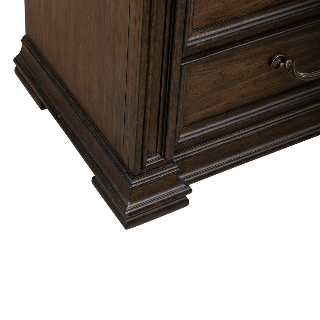 Provence Park Nightstand - Modern Bedside Table with Drawer, Wooden End Table for Bedroom, Living Room & Office - Perfect for Storage & Decor