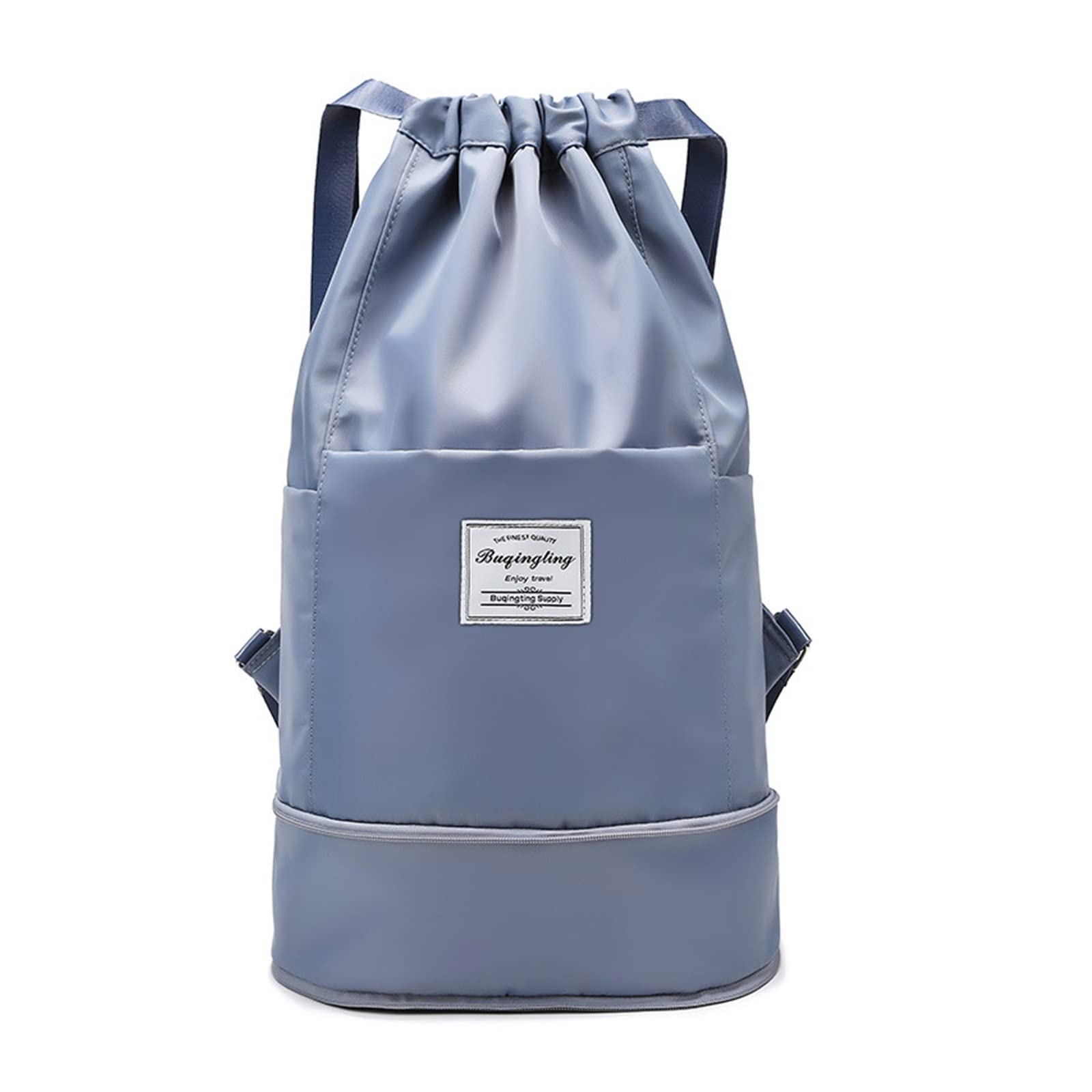 TigerBOSS Waterproof Gym Backpack for Women & Men - Large Sports Duffle Bag with Drawstring, Ideal for Swimming, Fitness, Travel & Workout - Dark Khaki X364A | Perfect for Gym, Sports, Travel & Outdoor Activities