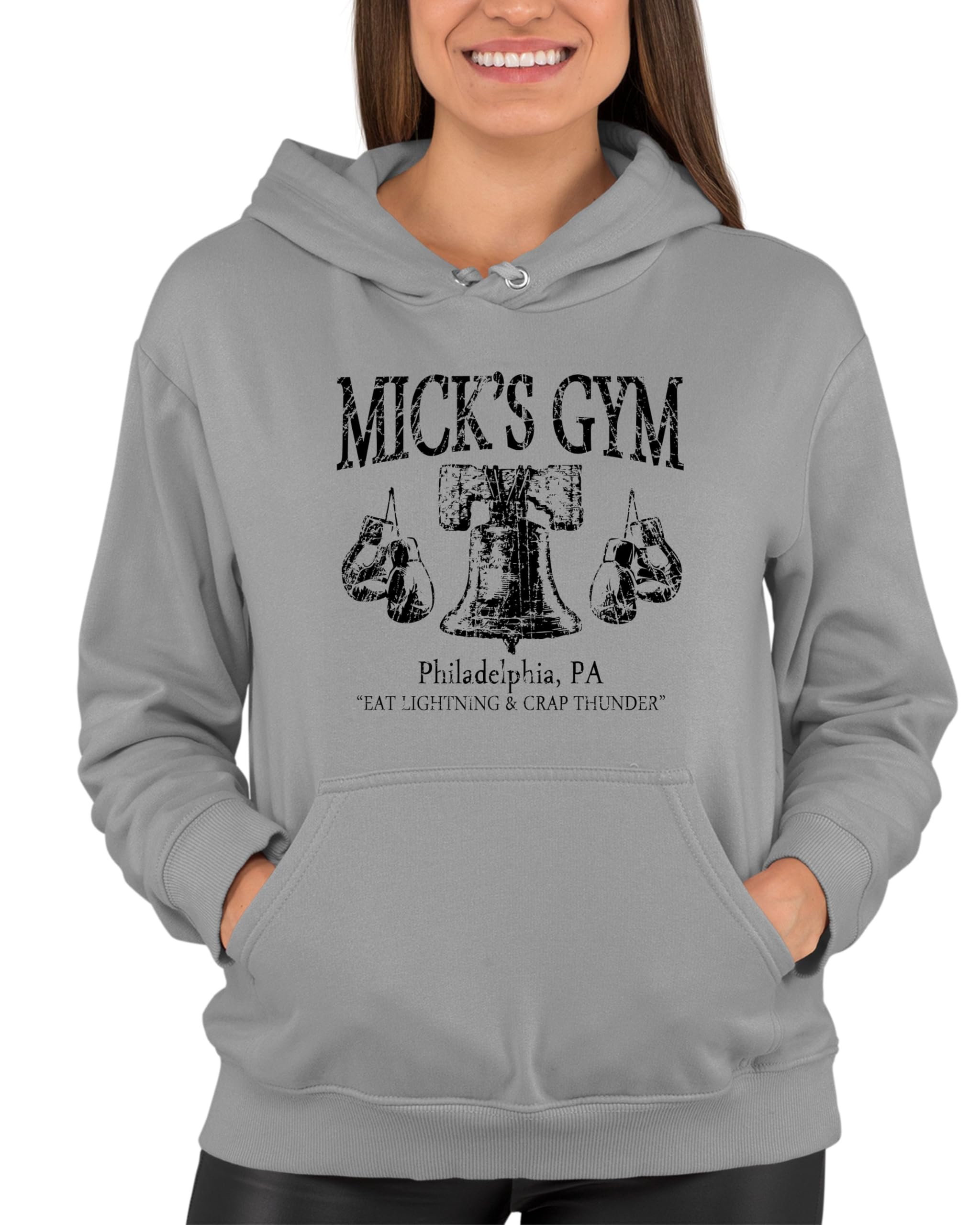 Go All Out Mick's Gym Philadelphia PA Unisex Sweatshirt Hoodie - Comfortable & Stylish for Workouts, Casual Wear & Gym Enthusiasts