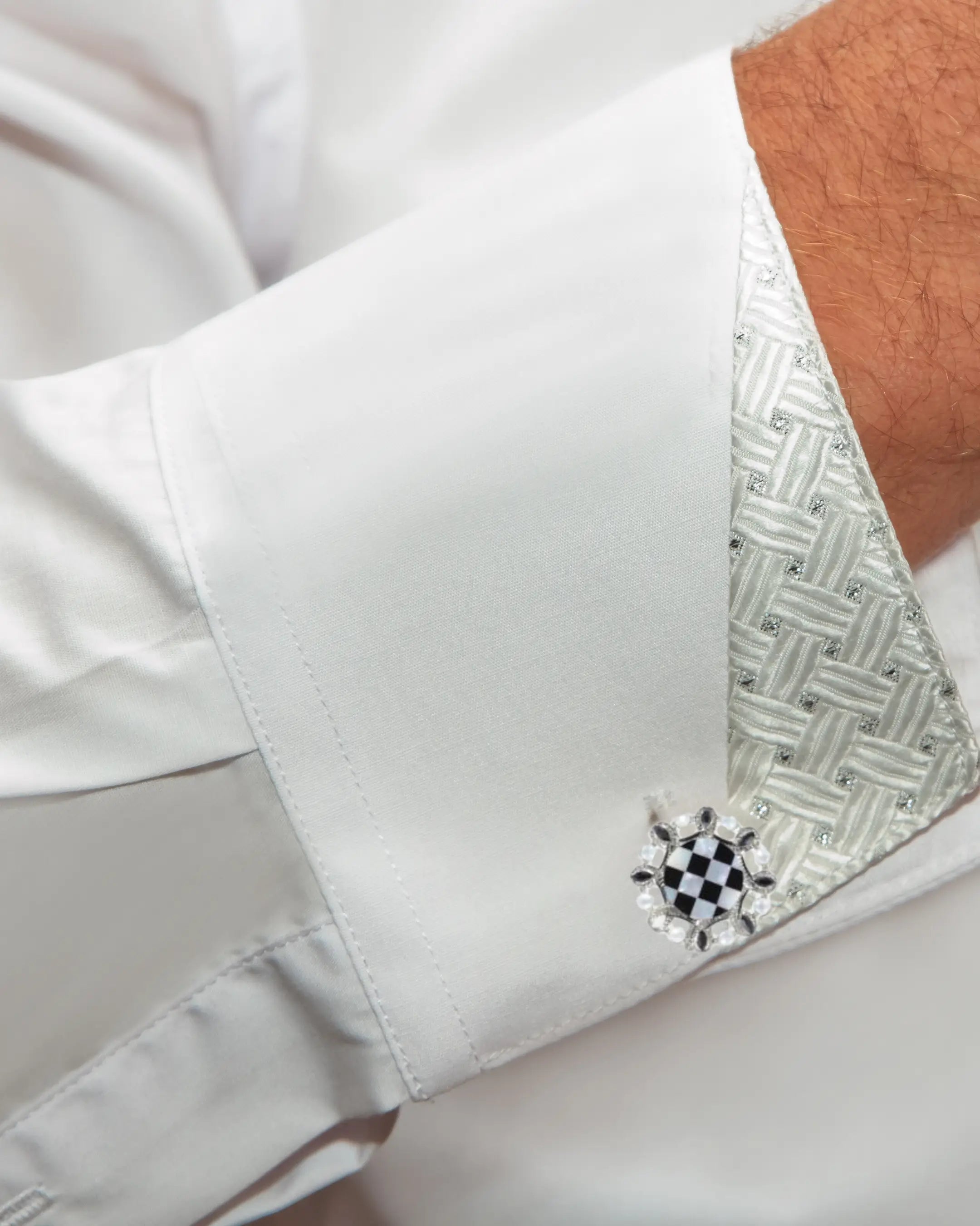 VAN ROY Premium Stainless Steel Cufflinks for Men - Elegant & Durable Formal Accessories for Weddings, Business & Special Occasions