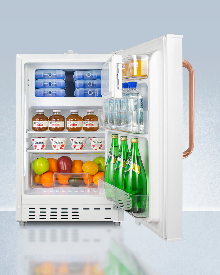 Accucold 20-Inch Wide Built-In Refrigerator Freezer - ADA Compliant, Energy Efficient, Stainless Steel (Model ADA302RFZTBC) - Perfect for Small Kitchens, Offices, and ADA Accessible Spaces