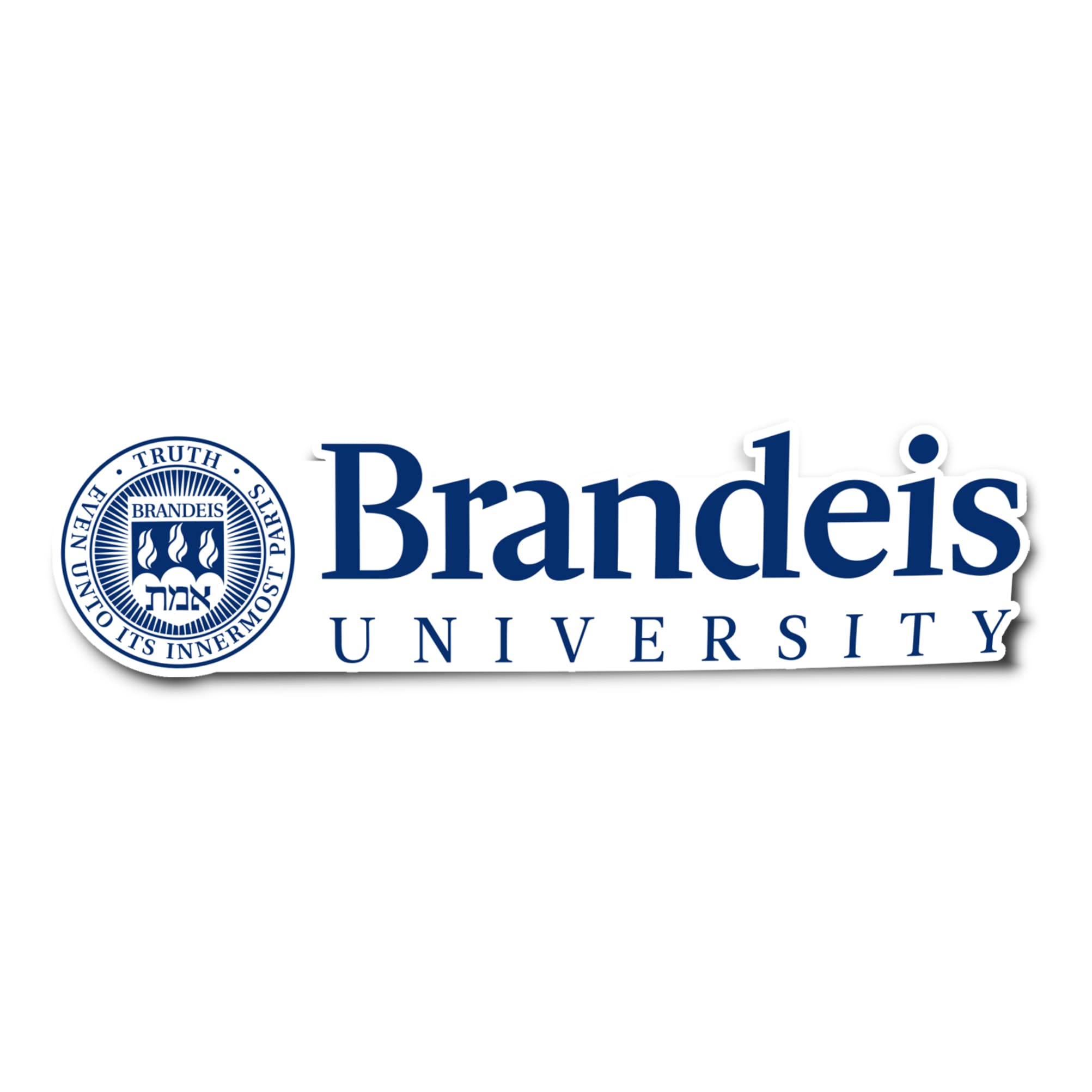 Desert Cactus Brandeis University Sticker - Premium Vinyl Decal for Laptop, Water Bottle, Car & Scrapbook - Waterproof & Durable College Decoration (IND 00013A) - Perfect for School Spirit, Graduation Gifts & Campus Pride