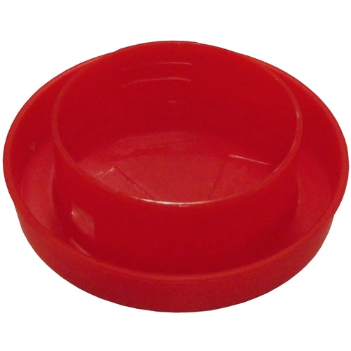 Rite Farm Red Quail & Bantam Chick Safety Waterer Base - Durable Poultry Water Feeder for Small Birds, Perfect for Coops & Backyard Farms