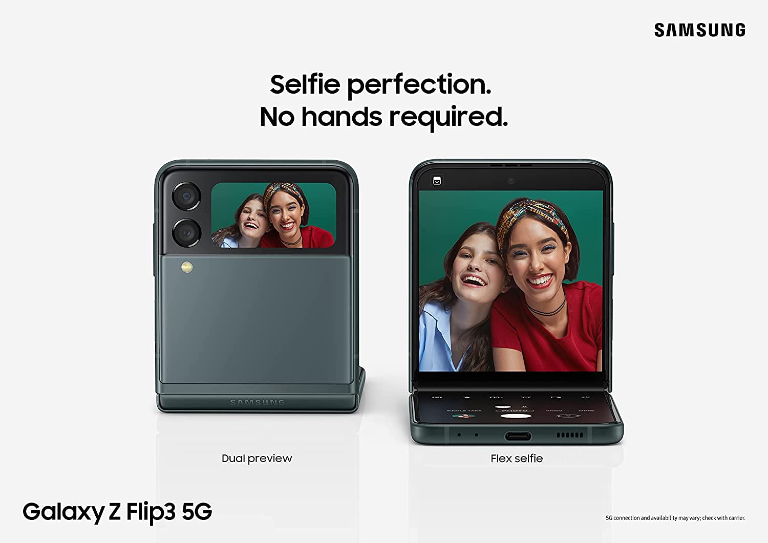 Samsung Galaxy Z Flip 3 5G T-Mobile Locked Smartphone - 128GB Storage, Flex Mode & Intuitive Camera, Lavender (Renewed) | Perfect for On-the-Go Professionals & Social Media Enthusiasts
