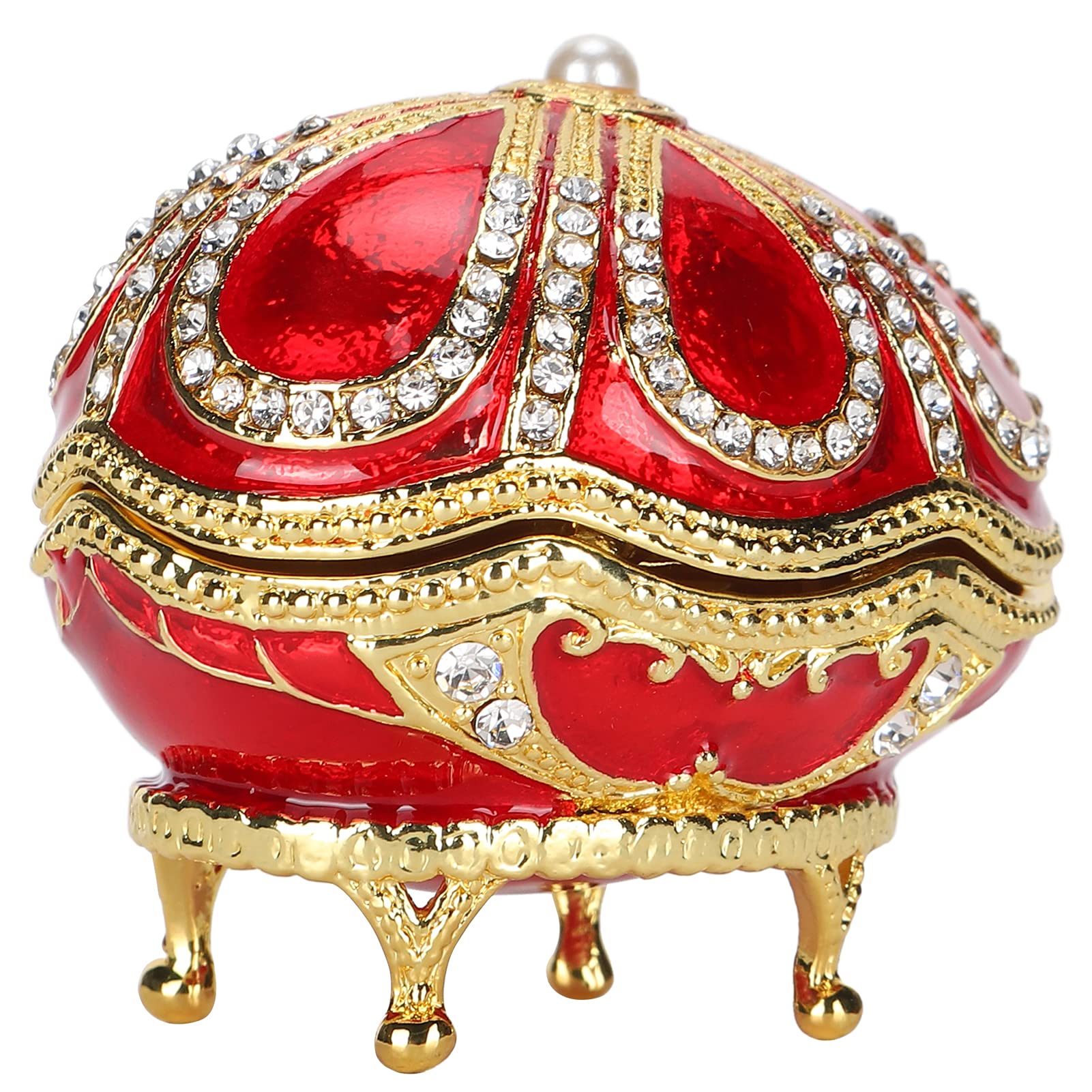 Andrew Egg Shaped Trinket Box - Decorative Egg Souvenir for Home Decor, Graduation Gift, Birthday Present & Miniature Collecting | Perfect for Display Shelves, Gift Wrapping & Keepsake Storage