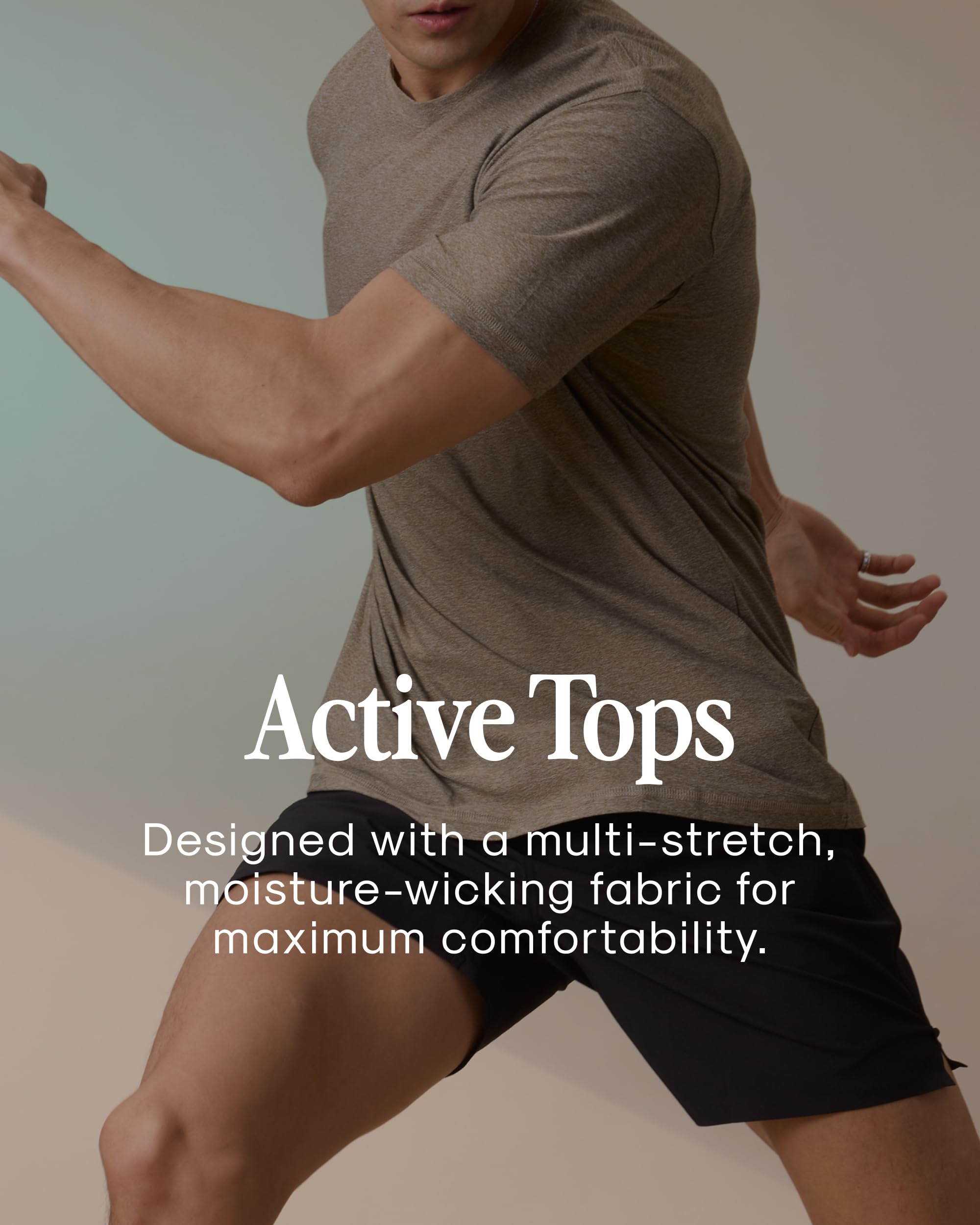 True Classic Men's Workout Shirts - Quick Dry Gym Tees for Fitness & Running