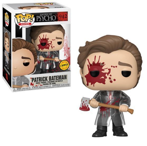 Funko Pop! American Psycho Patrick Bateman Bloody Chase #942 - Exclusive Collectible Vinyl Figure for Movie Fans & Horror Collectors - Perfect for Display, Gifts & Pop Culture Enthusiasts